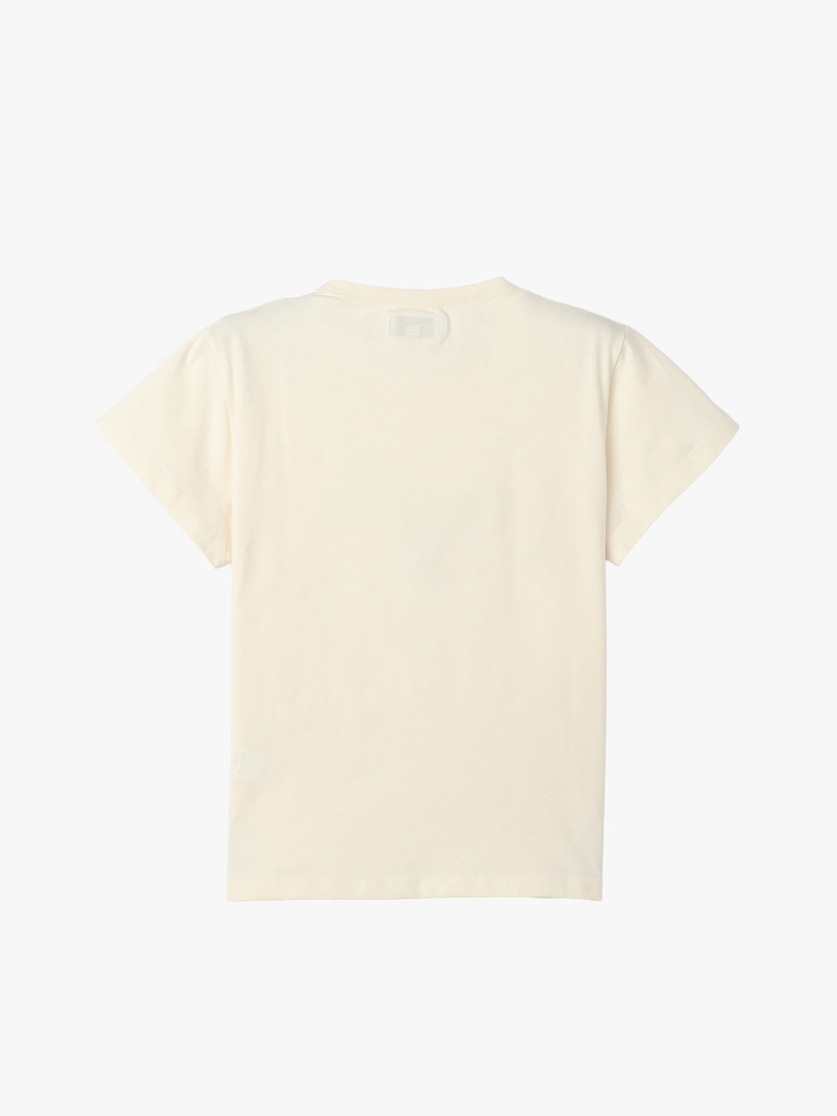 FEMME ウィメンズ ロゴ プリント コットン 半袖 Tシャツ "Brando" ホワイト