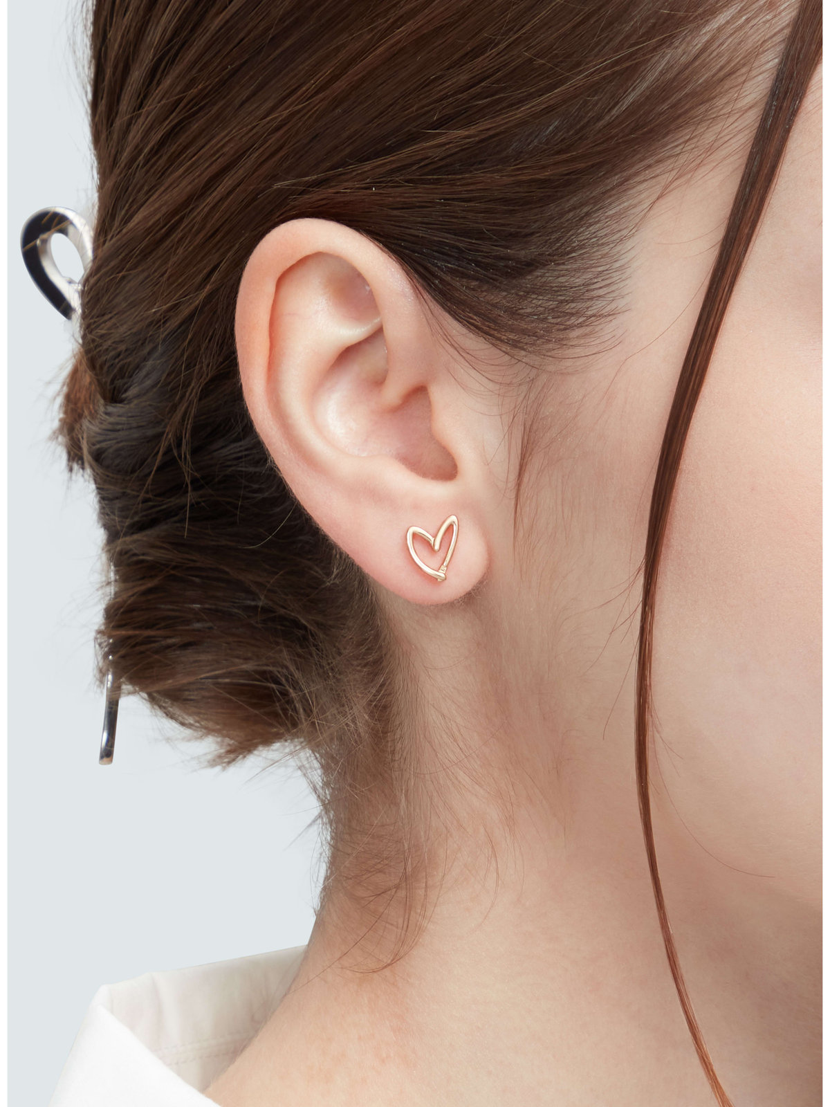 FEMME ウィメンズ ハート シングルピアス ゴールド