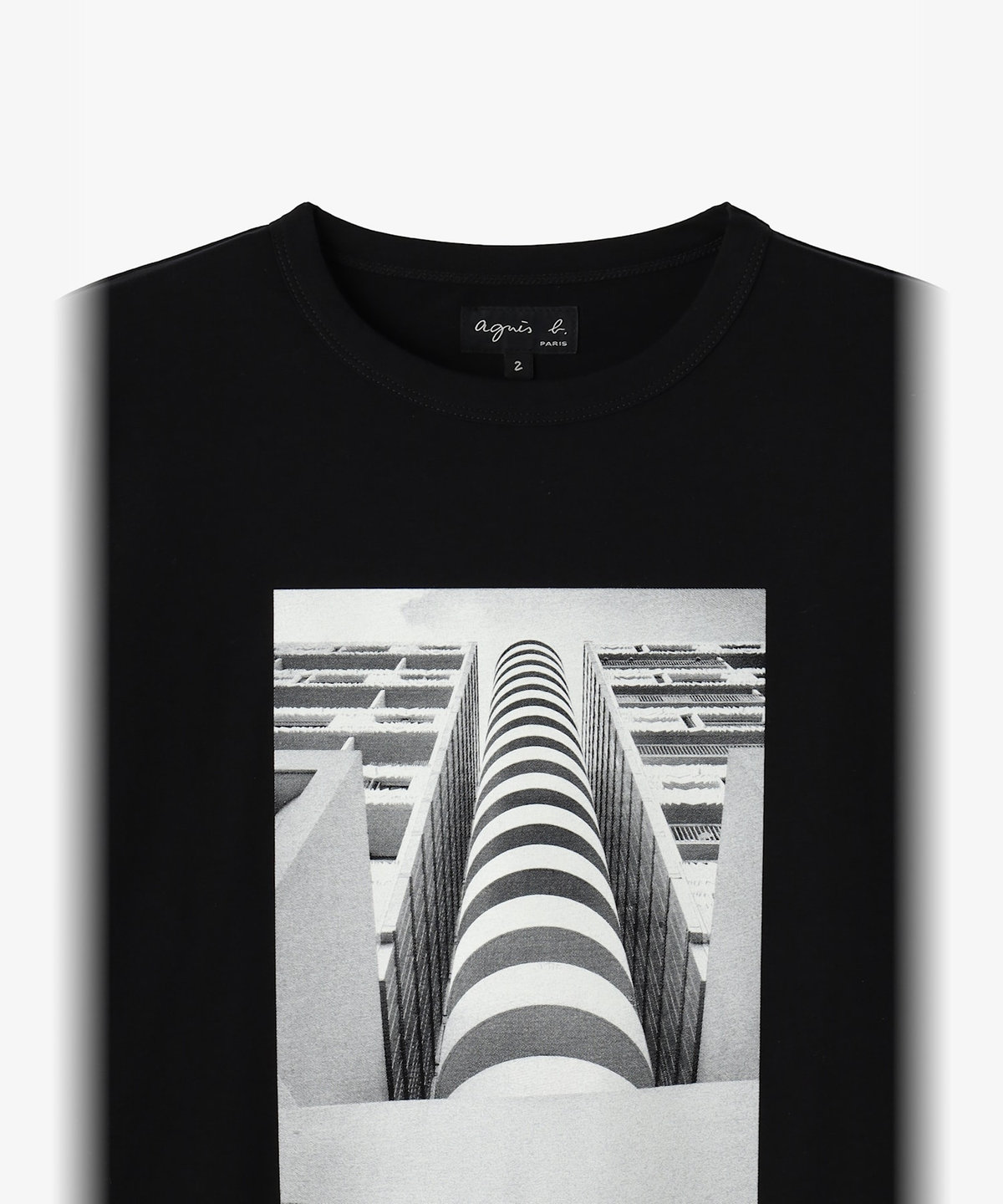 FEMME ウィメンズ コットン 長袖 アーティストTシャツ "Gouh" ブラック