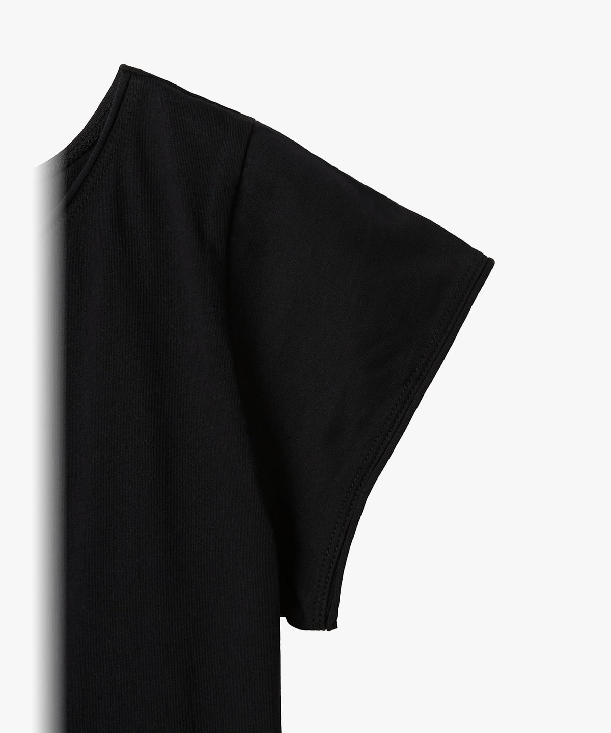 FEMME ウィメンズ プリント オーガニックコットン 半袖 Tシャツ "Australie" ブラック