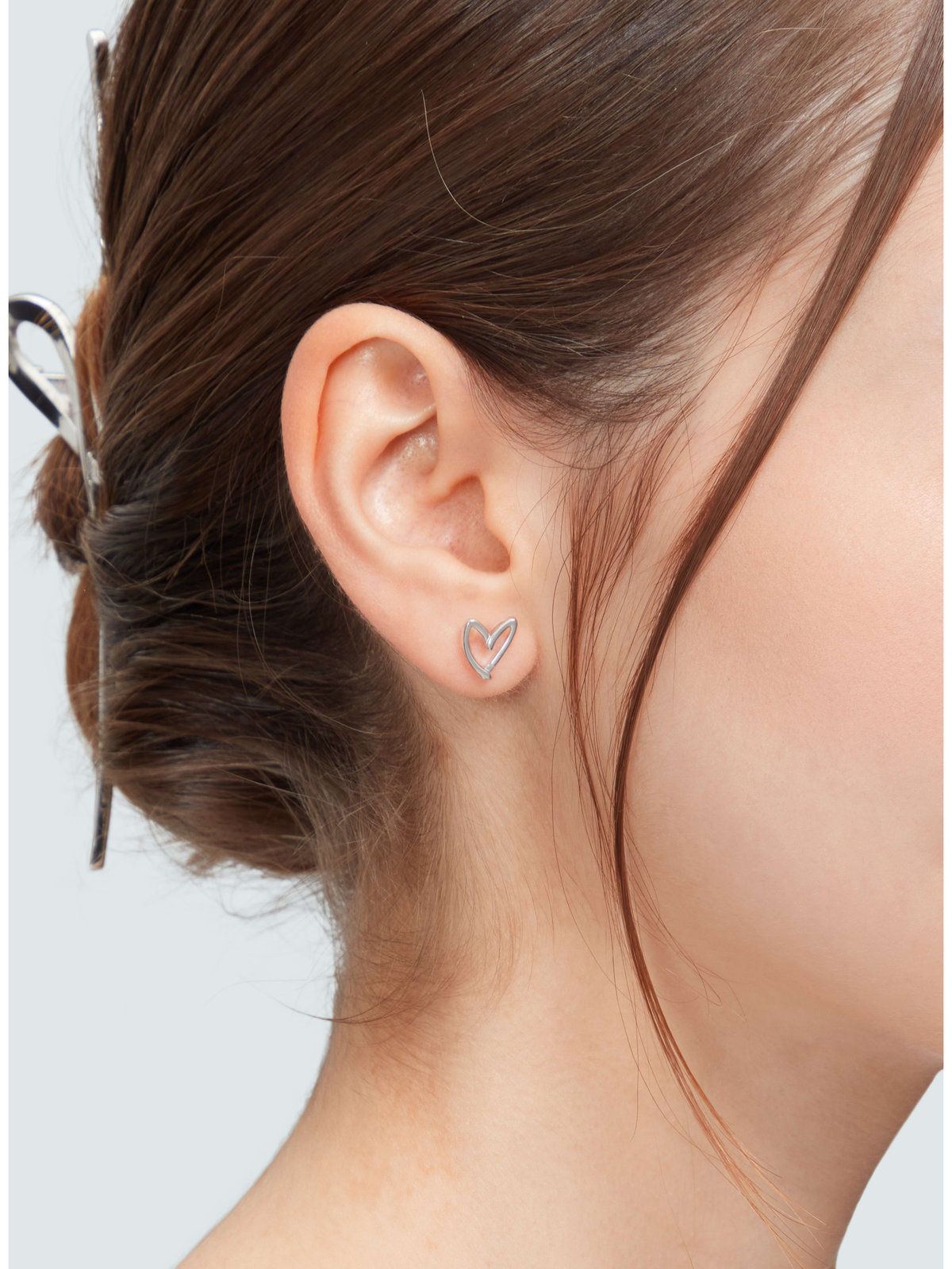 FEMME ウィメンズ ハート シングルピアス シルバー