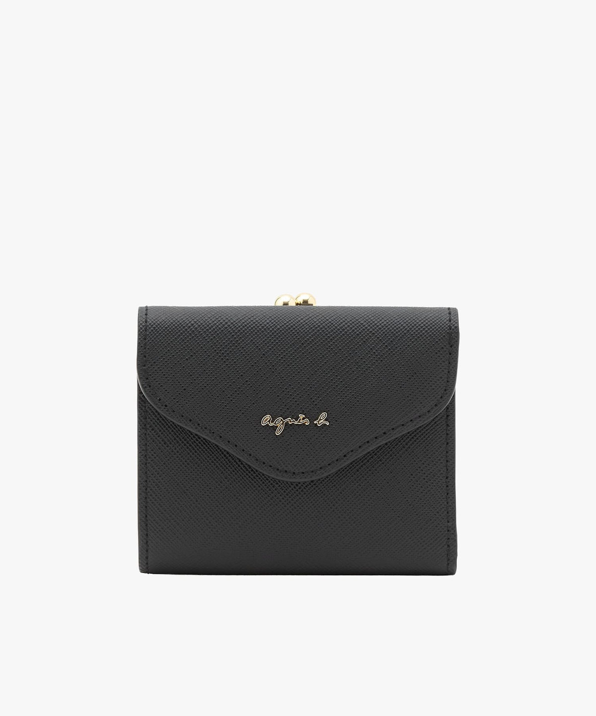 VOYAGE ウィメンズ バッグ＆ウォレット レザー 三つ折りがま口 ミニ ウォレット "ava" TAW02-10 ブラック