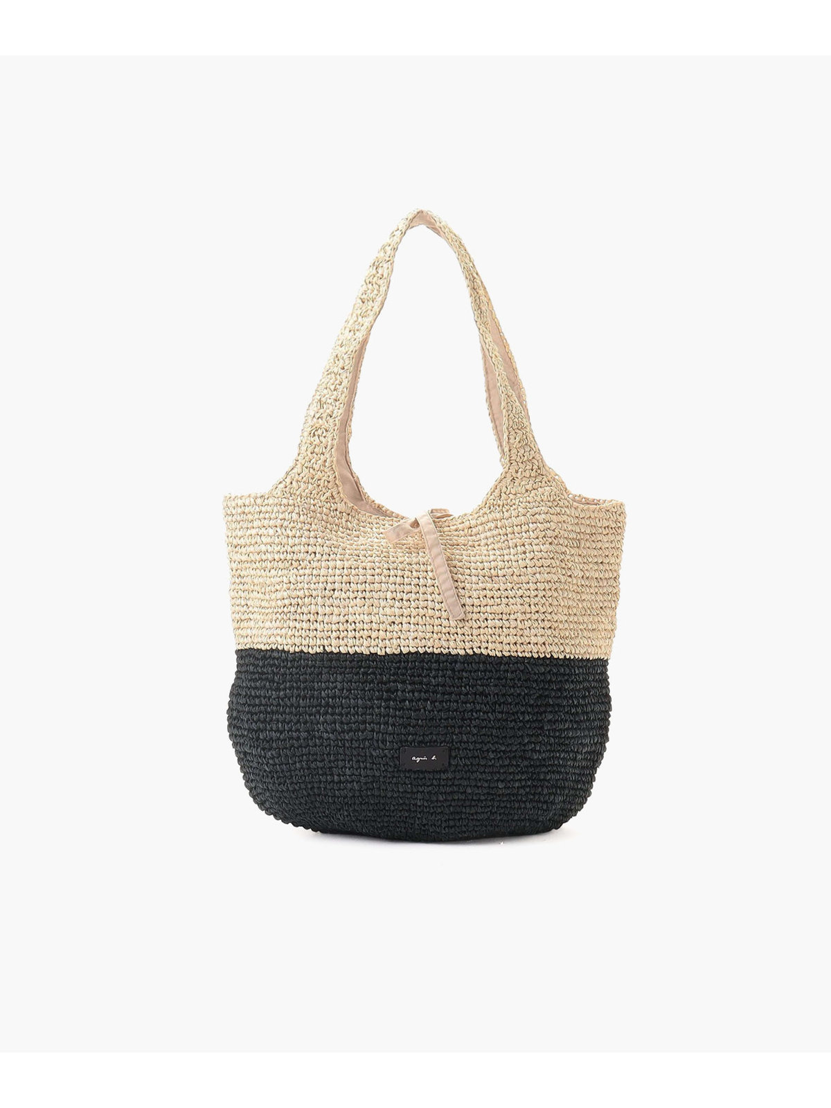 VOYAGE ウィメンズ バッグ＆ウォレット ラフィアトートバッグ SAX01A-01 ブラック