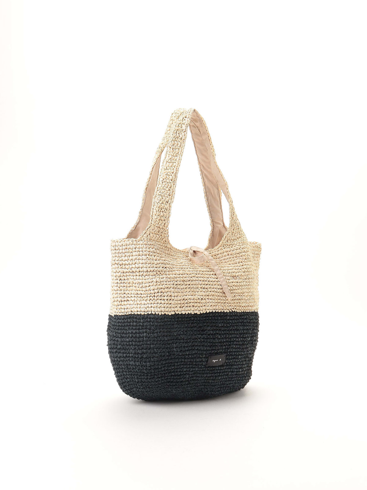 VOYAGE ウィメンズ バッグ＆ウォレット ラフィアトートバッグ SAX01A-01 ブラック