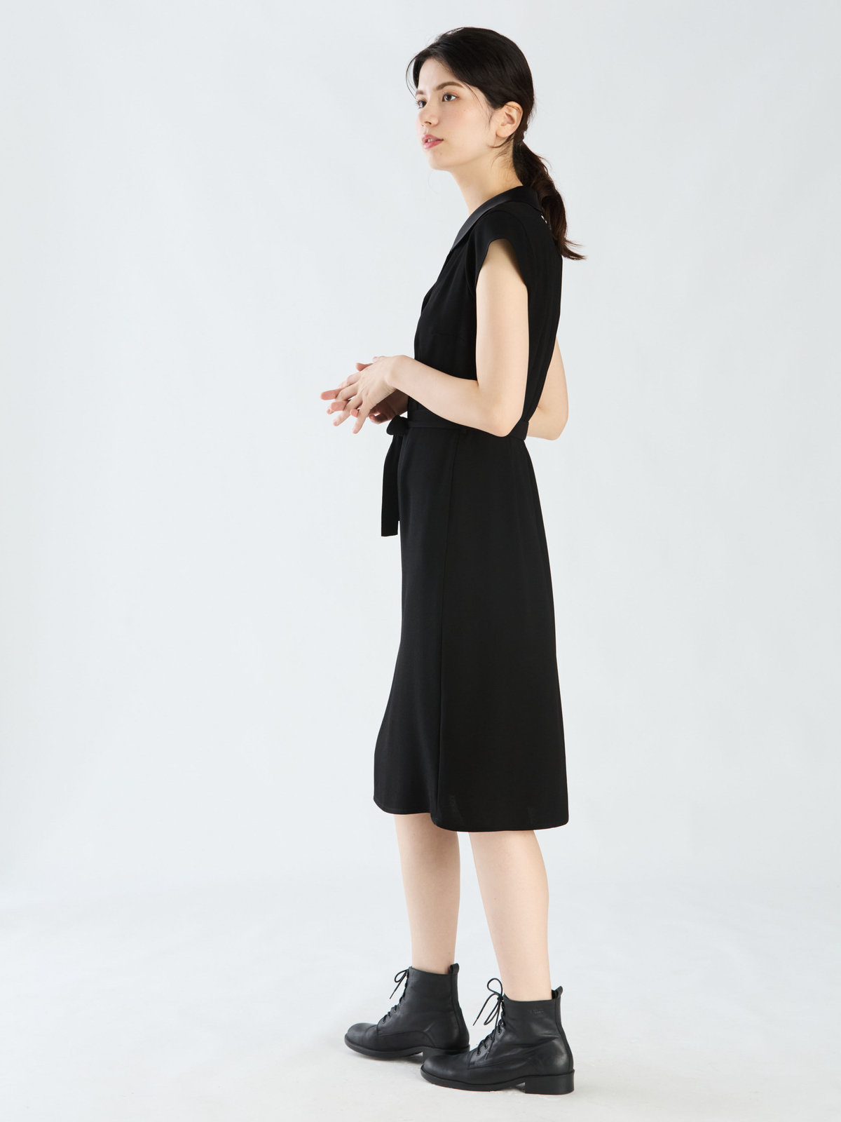 FEMME ウィメンズ 【Outlet】U700 ROBE ワンピース ブラック