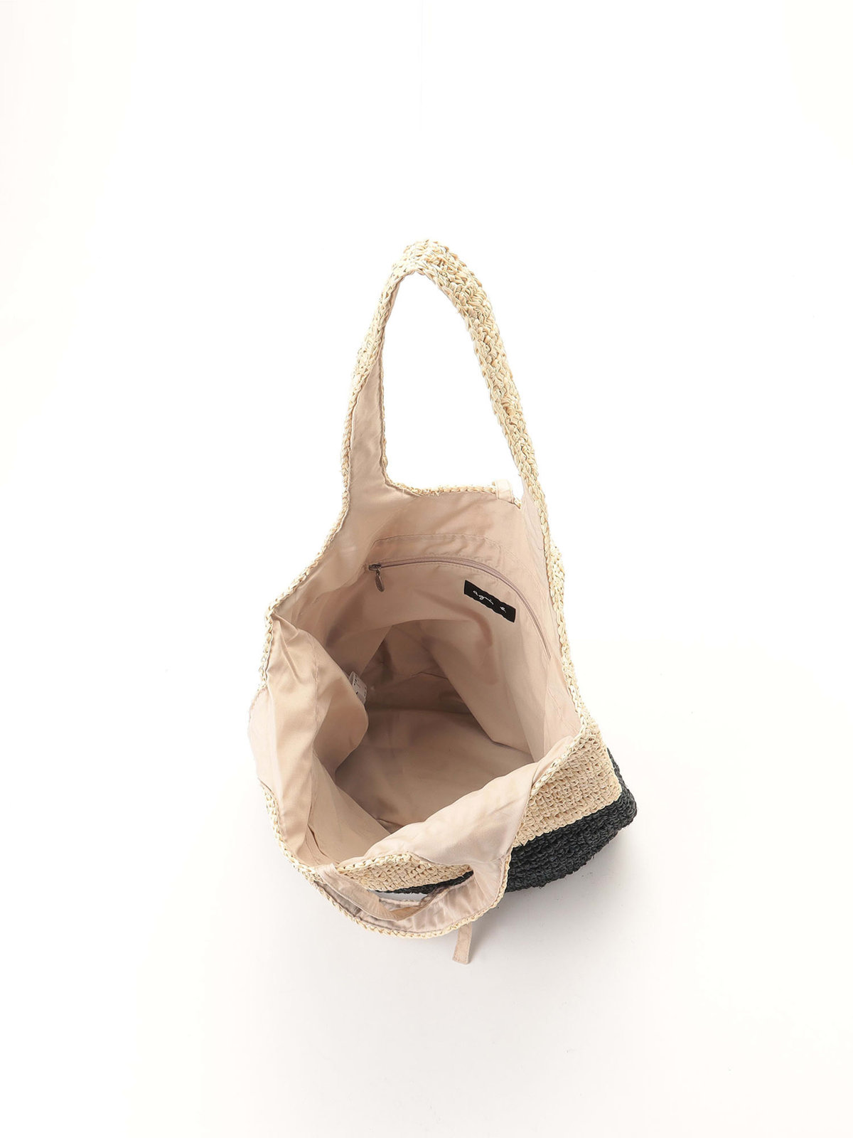 VOYAGE ウィメンズ バッグ＆ウォレット ラフィアトートバッグ SAX01A-01 ブラック