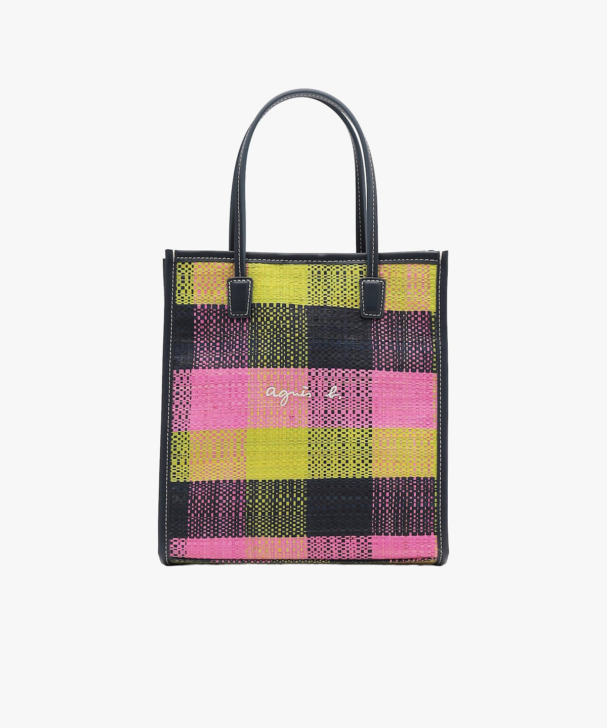 VOYAGE ウィメンズ バッグ＆ウォレット ラフィア スモール トートバッグ WAX35-01 ネイビー