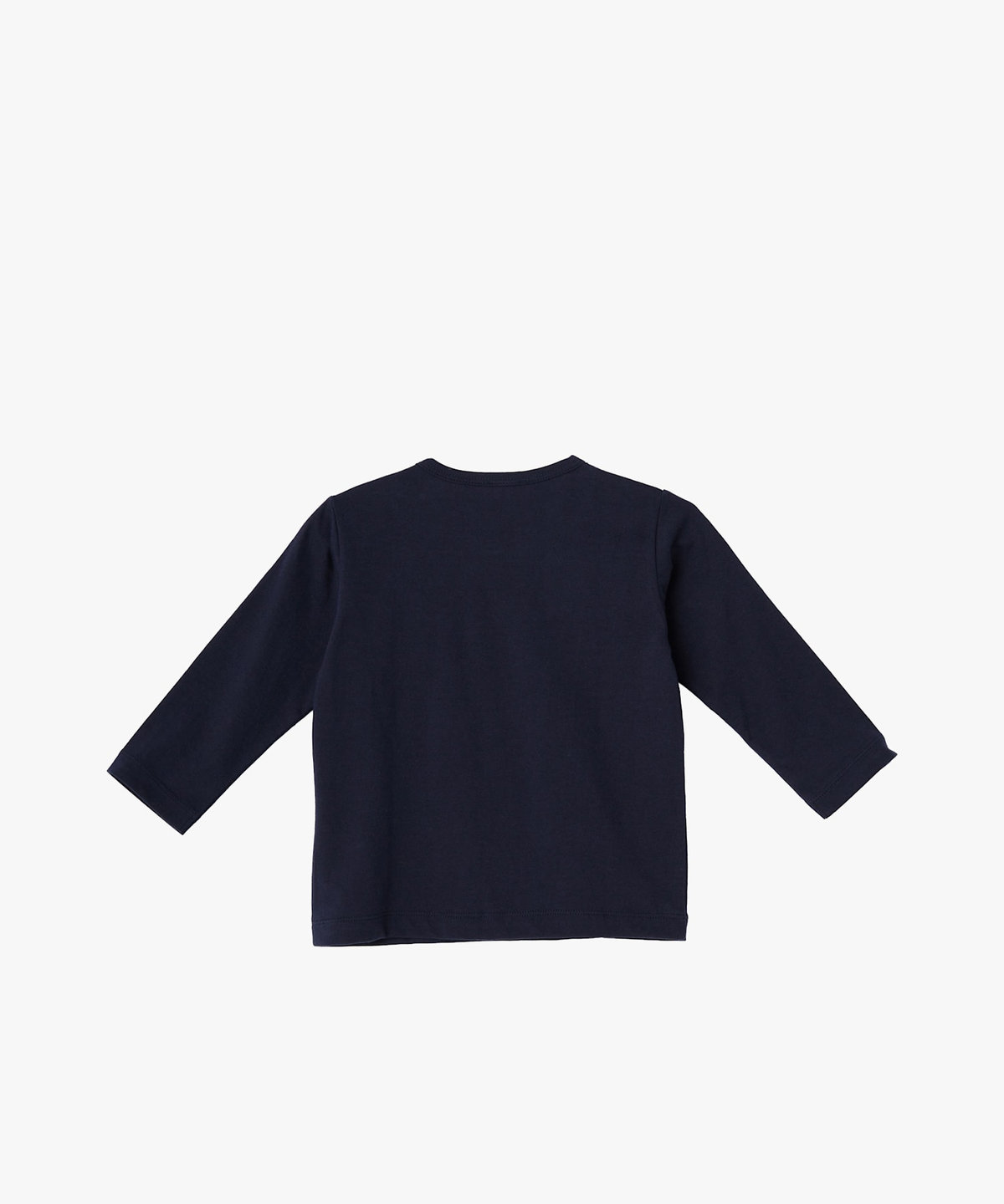 ENFANT ベビー ベビー ロゴ アイコニック プリント コットン 長袖 Tシャツ "Lezard" ブルー系その他