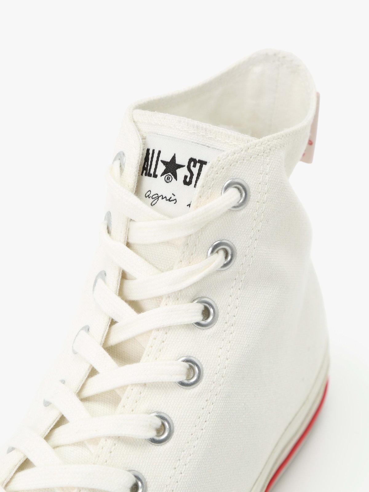 HOMME メンズ agnes b. x CONVERSE メンズ コンバース CANVAS ALL STAR (R) HI / AB ホワイト