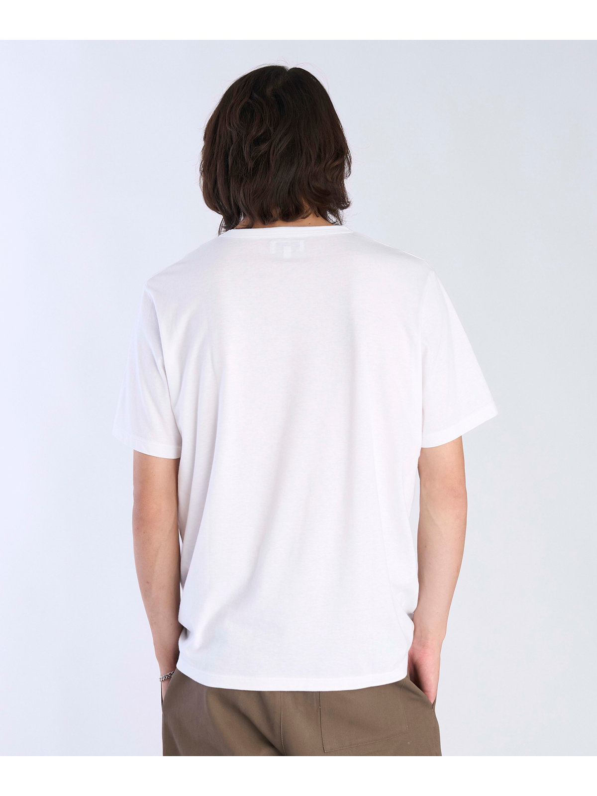 HOMME メンズ S345 TS メッセージTシャツ ホワイト