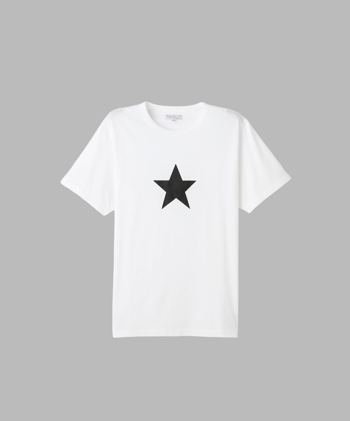 HOMME メンズ メンズ アイコニック プリント コットン 半袖 Tシャツ "Etoile" ホワイト