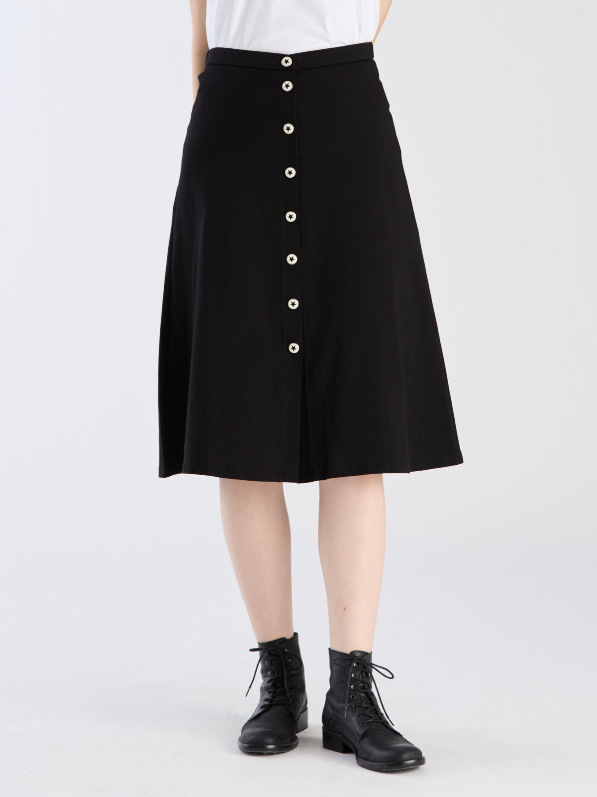 FEMME ウィメンズ 【Outlet】JIB3 JUPE PRESSIONS プレッションスカート ブラック