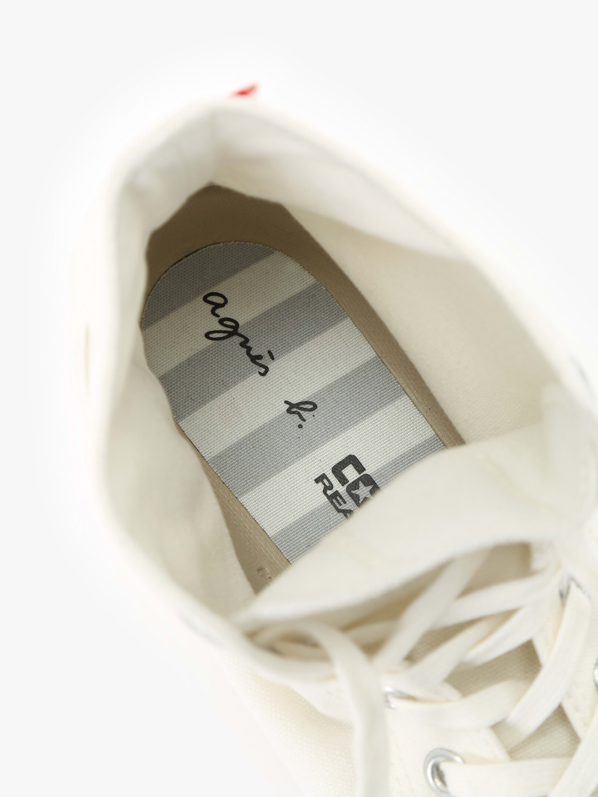 HOMME メンズ agnes b. x CONVERSE メンズ コンバース CANVAS ALL STAR (R) HI / AB ホワイト