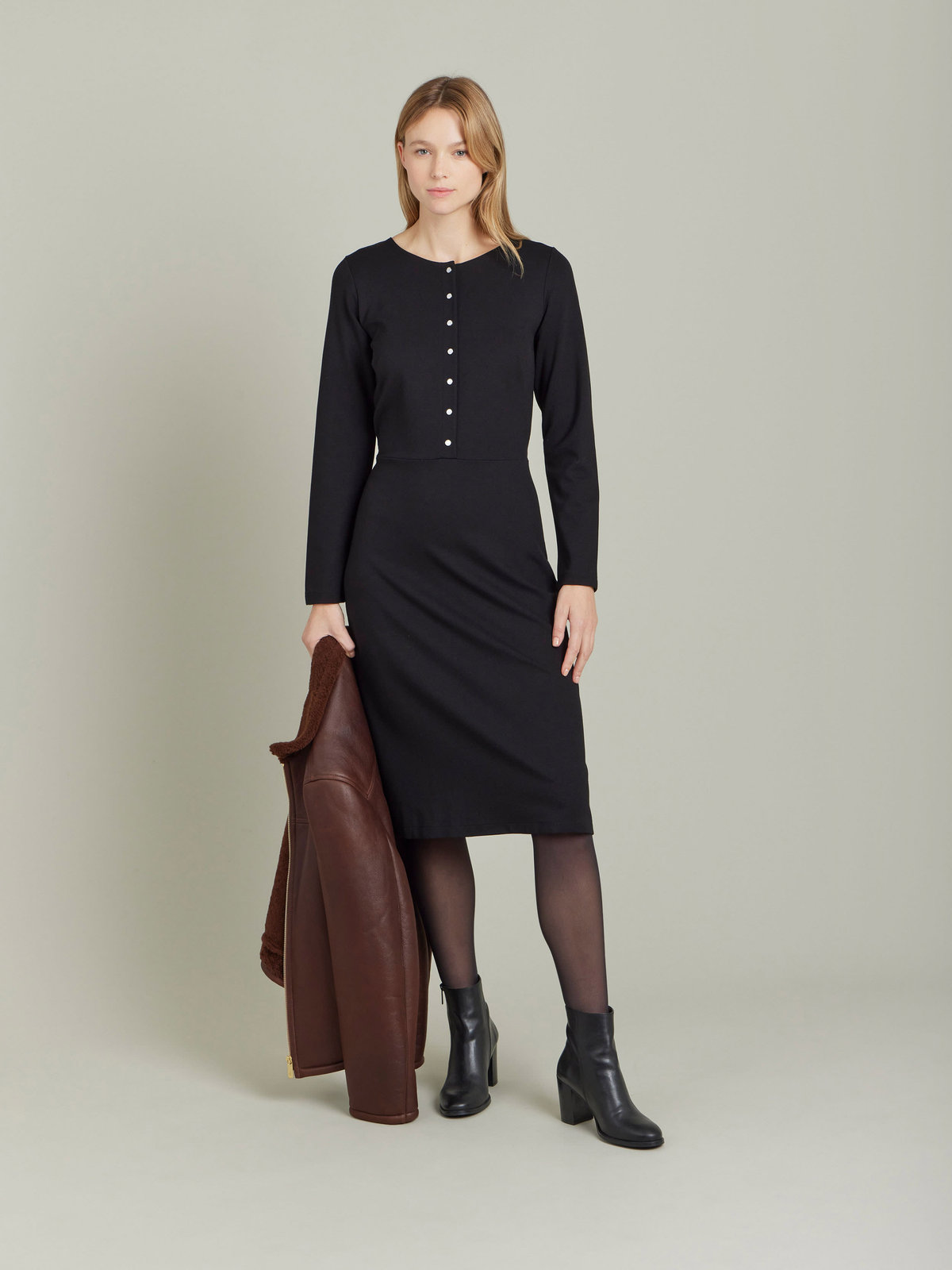 FEMME ウィメンズ 【Outlet】JCL5 ROBE ワンピース ブラック