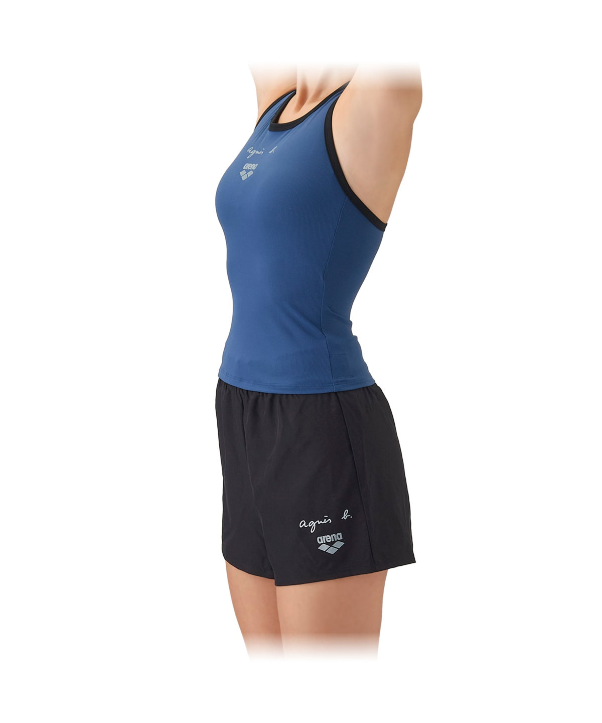 FEMME ウィメンズ agnes b. x arena フィットネスセパレート 水着 ブルー系その他