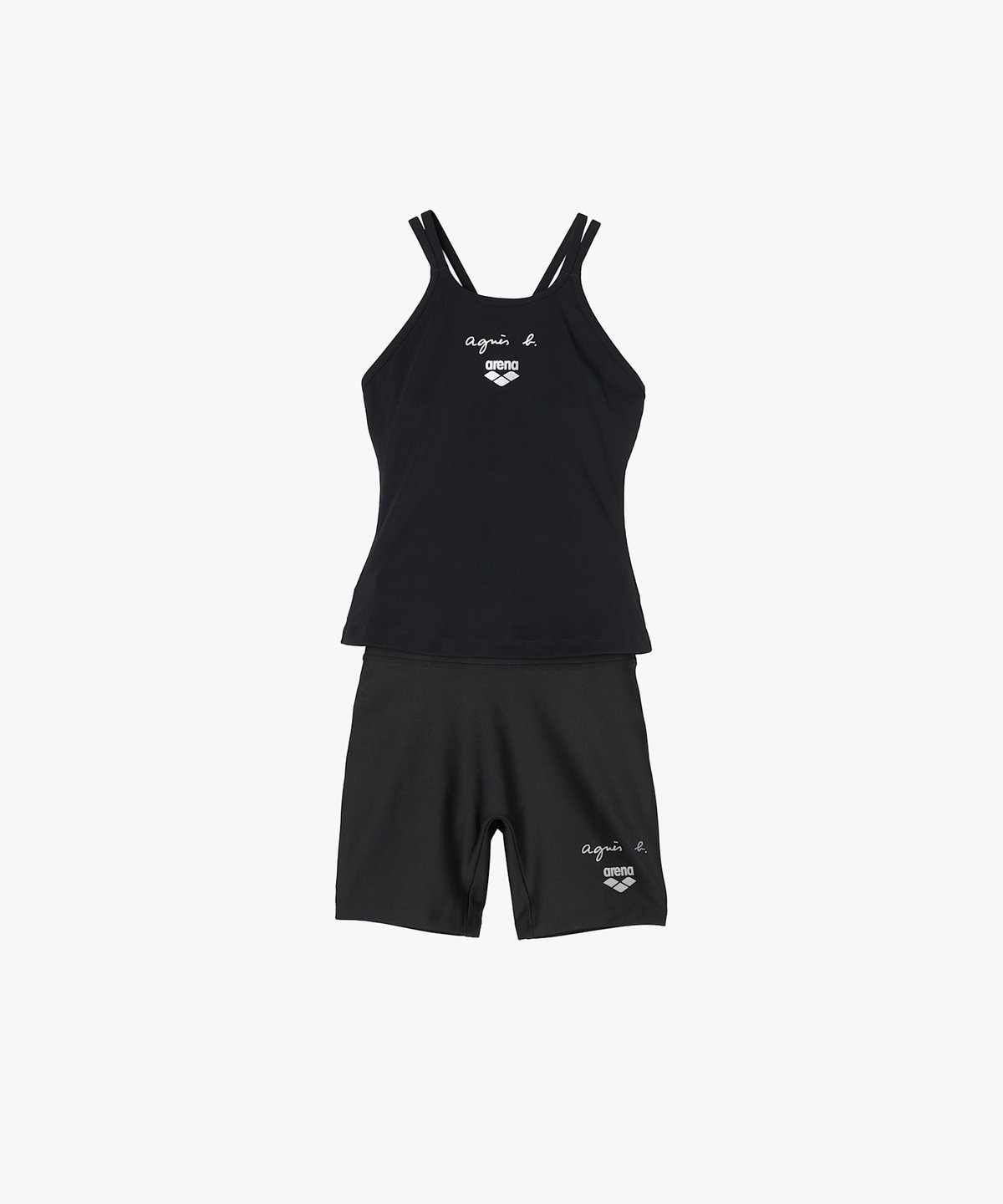 FEMME ウィメンズ agnes b. x arena フィットネスセパレート 水着 ブラック