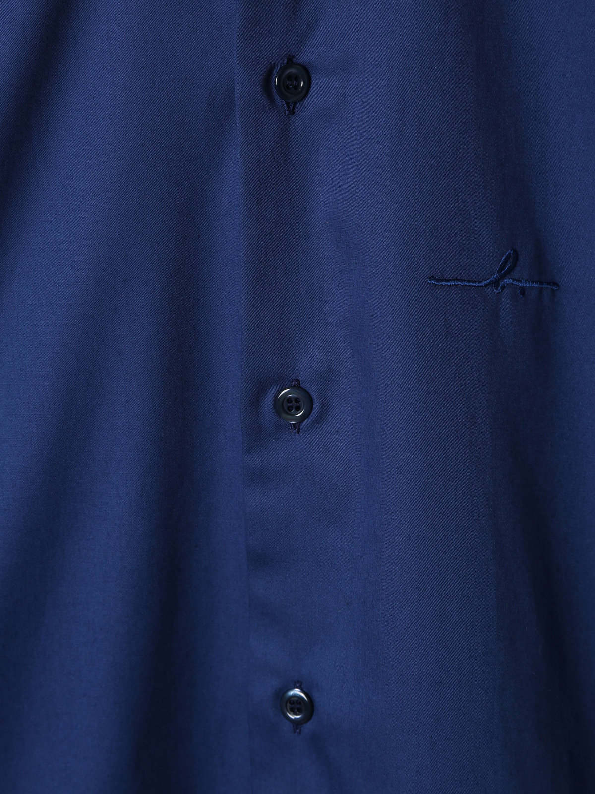 HOMME メンズ 【Outlet】メンズ 刺繍 コットン 長袖 シャツ "Thomas" ブルー系その他