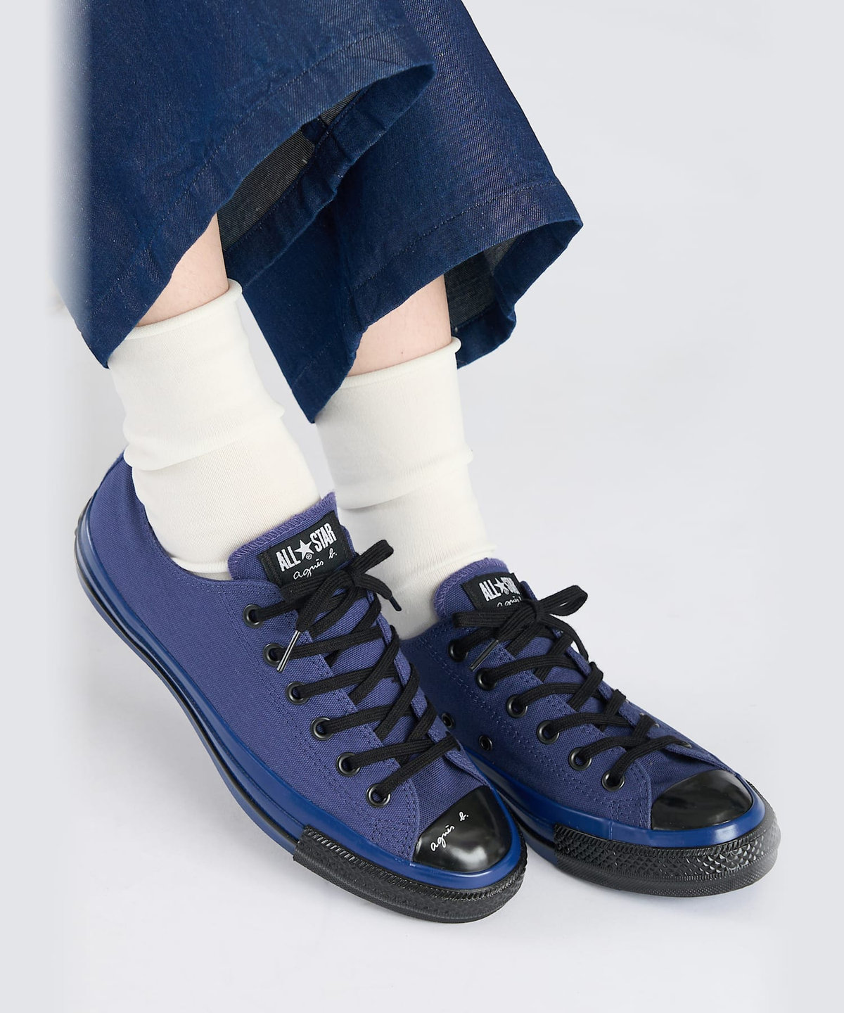 FEMME ウィメンズ agnes b. × CONVERSE コンバース ALL STAR AGED OX ブルー系その他