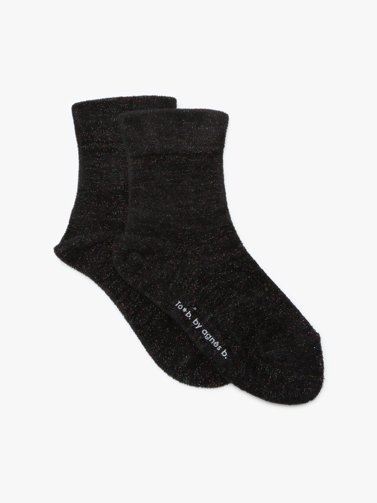 To b. by agnès b. 【Outlet】フルッフィーソックス ブラック