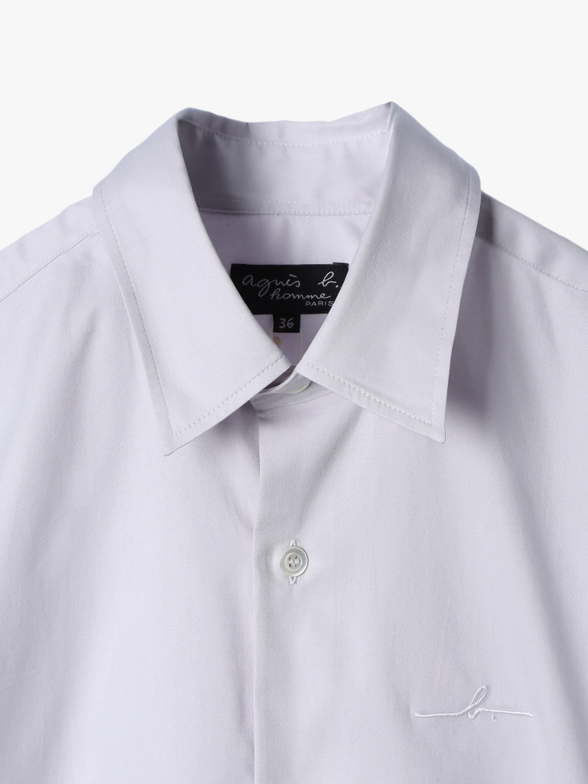 HOMME メンズ 【Outlet】メンズ 刺繍 コットン 長袖 シャツ "Thomas" グレー系その他