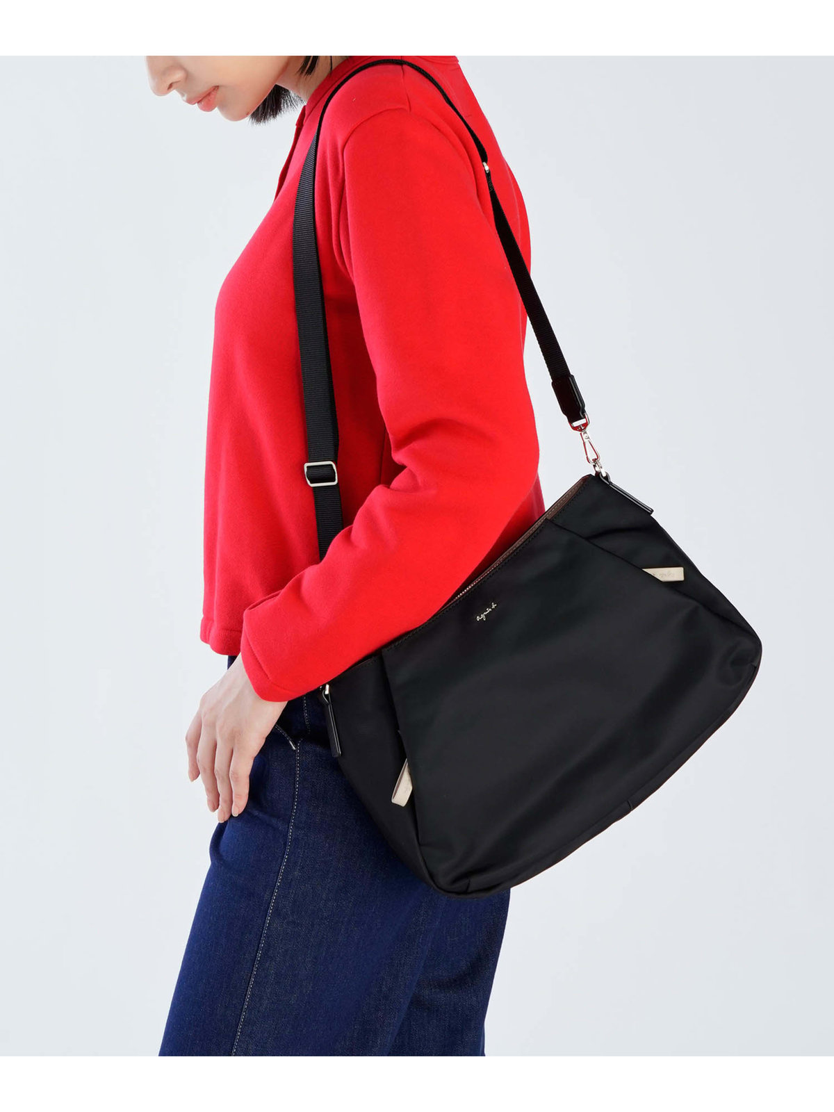 VOYAGE ウィメンズ バッグ＆ウォレット ナイロン 2way ショルダーバッグ OAS14-03 ブラック