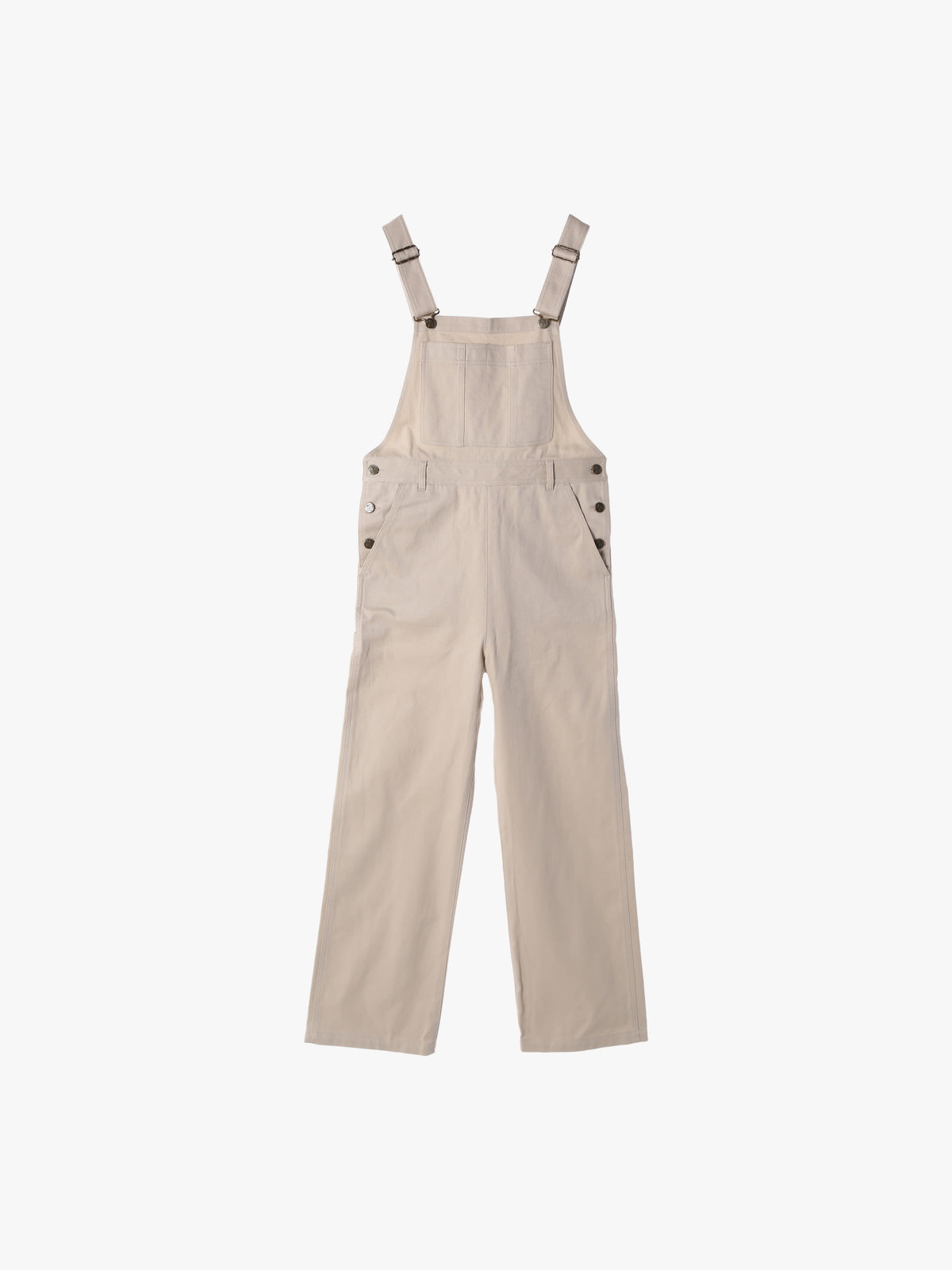 To b. by agnès b. 【Outlet】コットンツイル オーバーオール ベージュ