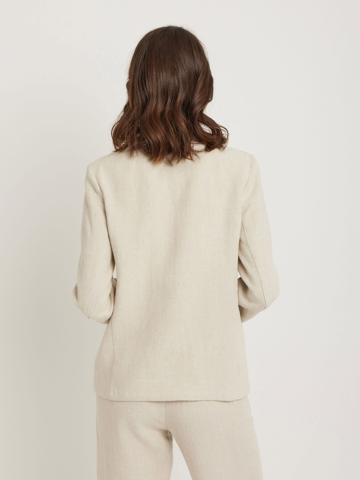 FEMME ウィメンズ リネン テーラードジャケット ベージュ
