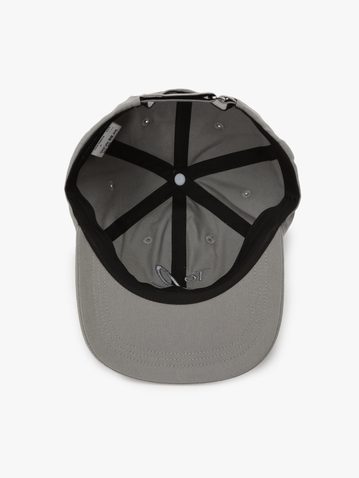 To b. by agnès b. ”To b.” ビッグロゴ 刺繍 キャップ グレー