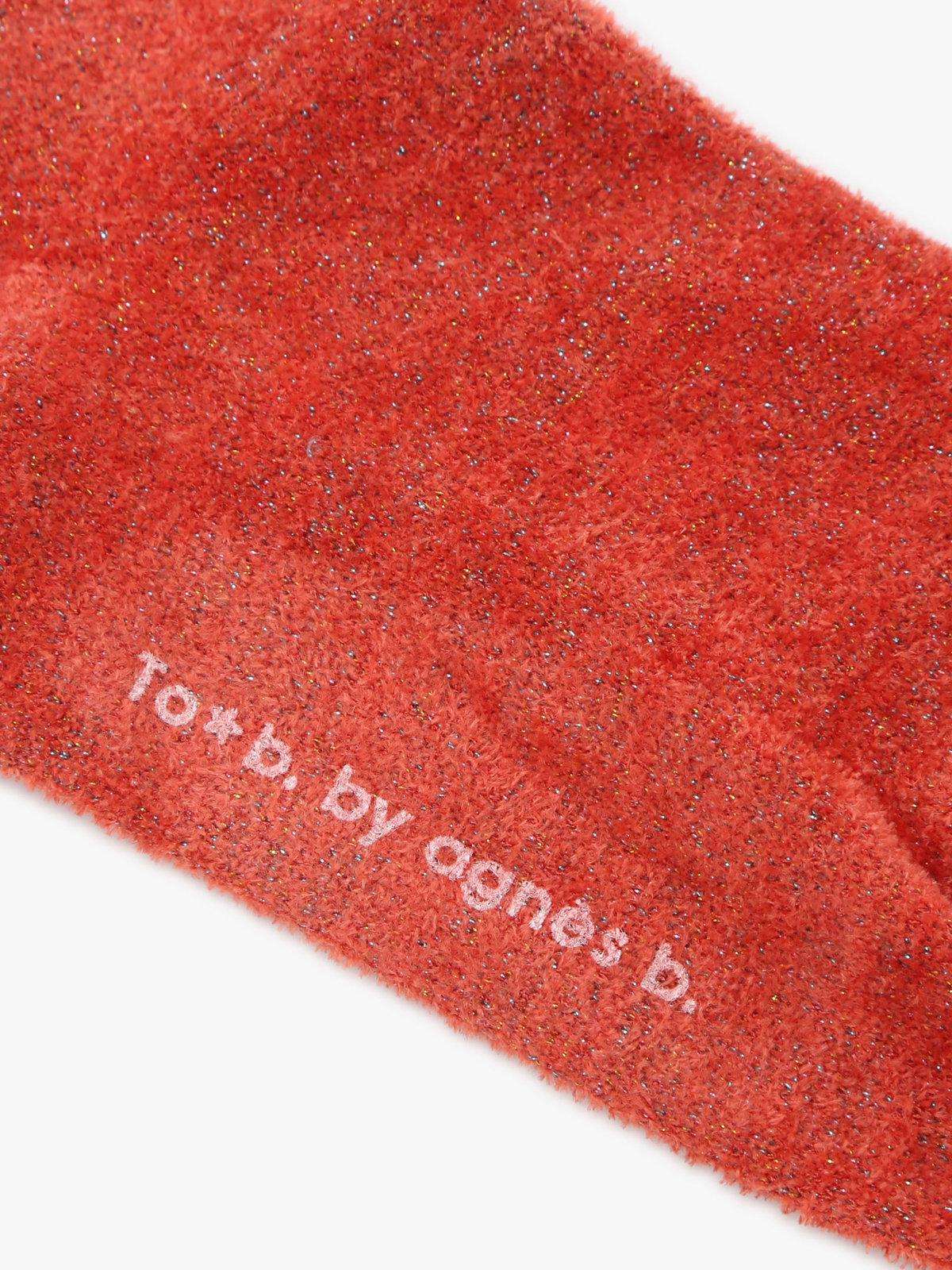 To b. by agnès b. 【Outlet】フルッフィーソックス オレンジ