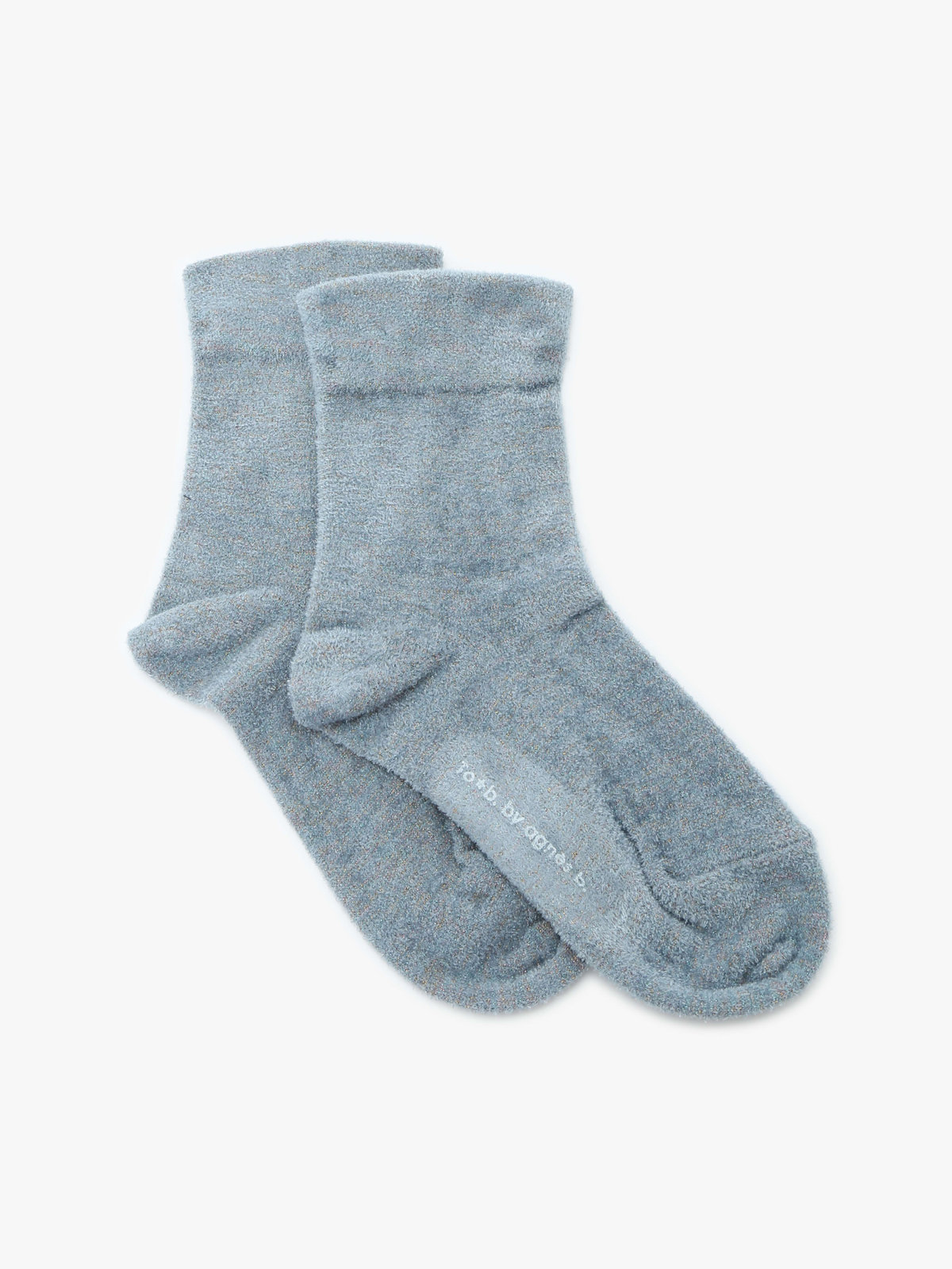 To b. by agnès b. 【Outlet】フルッフィーソックス ブルー