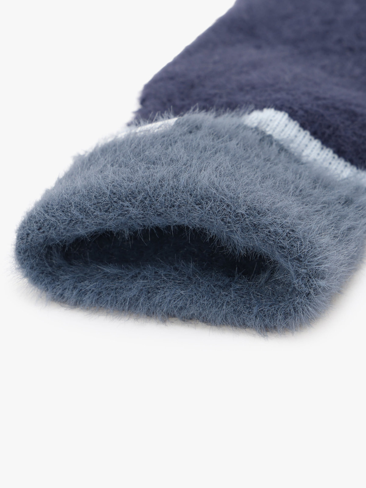 To b. by agnès b. 【Outlet】バイカラー ニット グローブ ネイビー