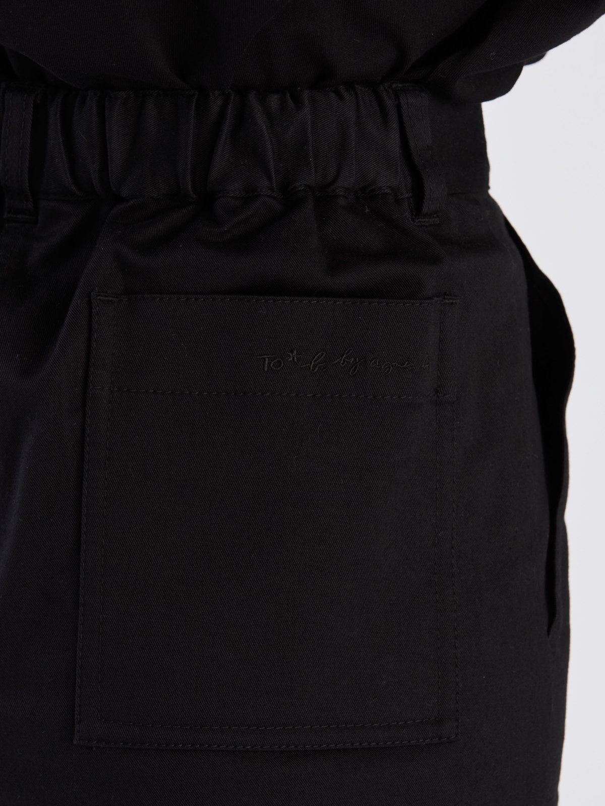 To b. by agnès b. 【Outlet】コットンストレッチチノパンツ ブラック