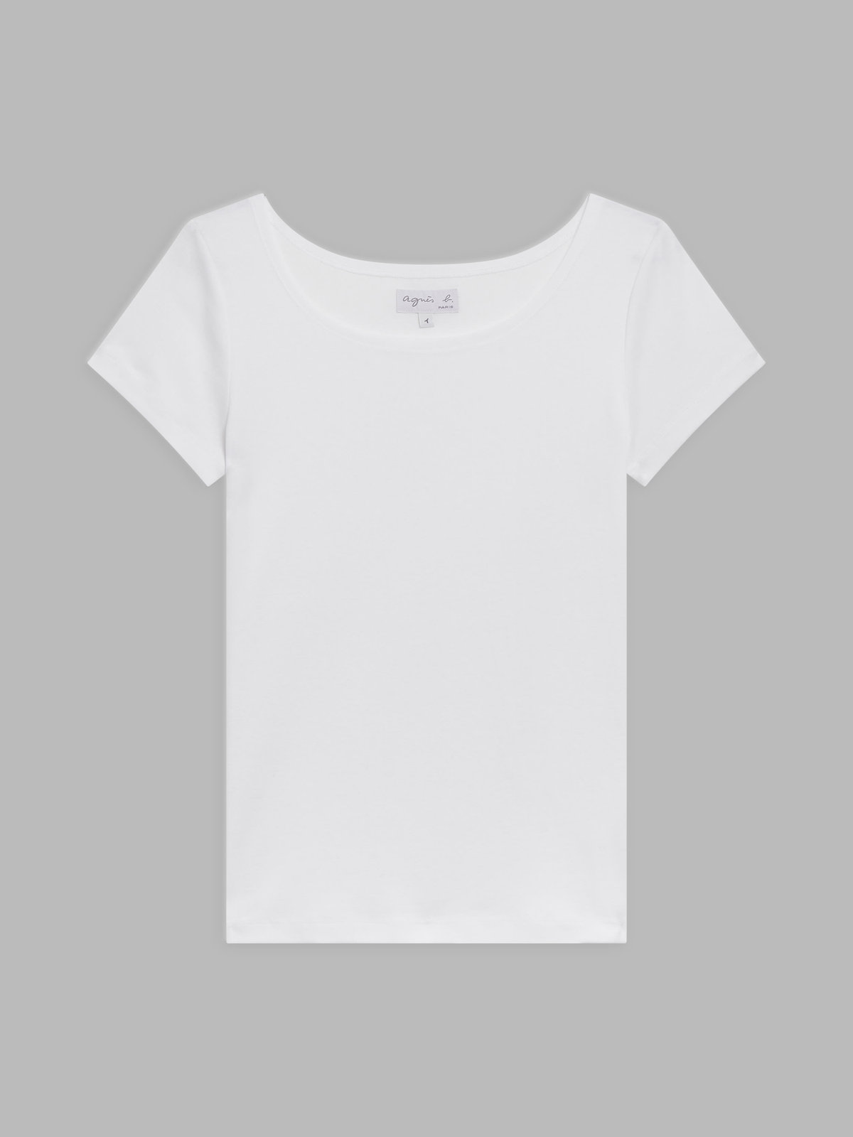 FEMME ウィメンズ コットン 半袖 Tシャツ "Le Chic" ホワイト