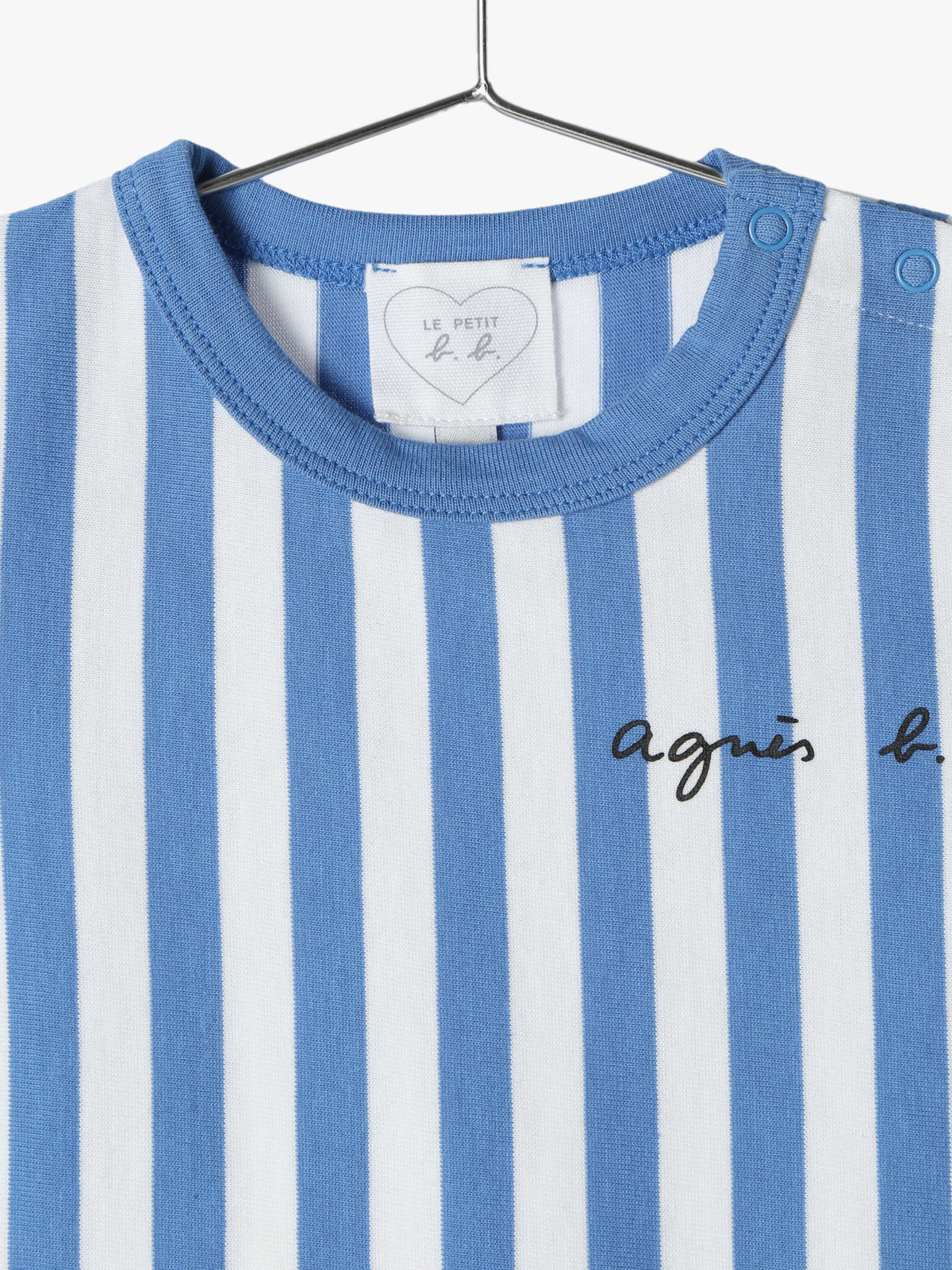 ENFANT ベビー 【Outlet】S179 L ROBE ベビー ワンピース ブルー×ホワイト