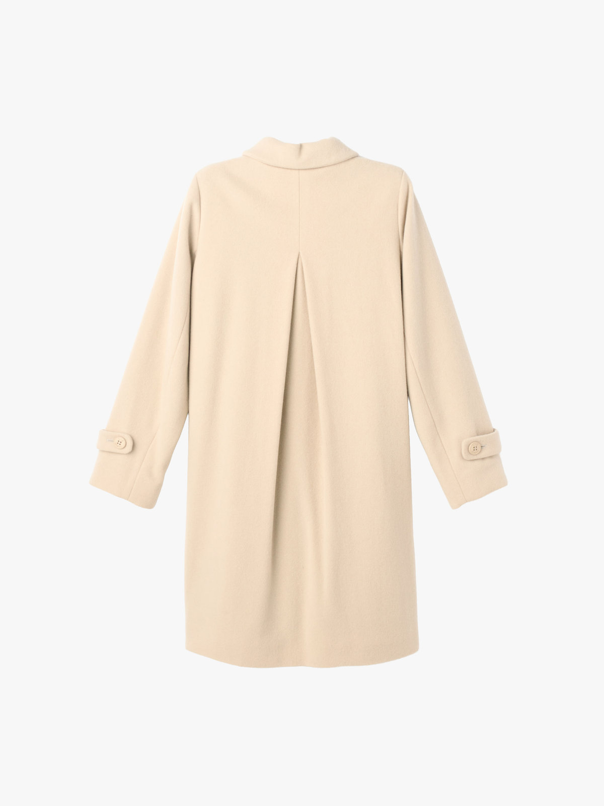 To b. by agnès b. Aラインコート "Pimilico" ホワイト