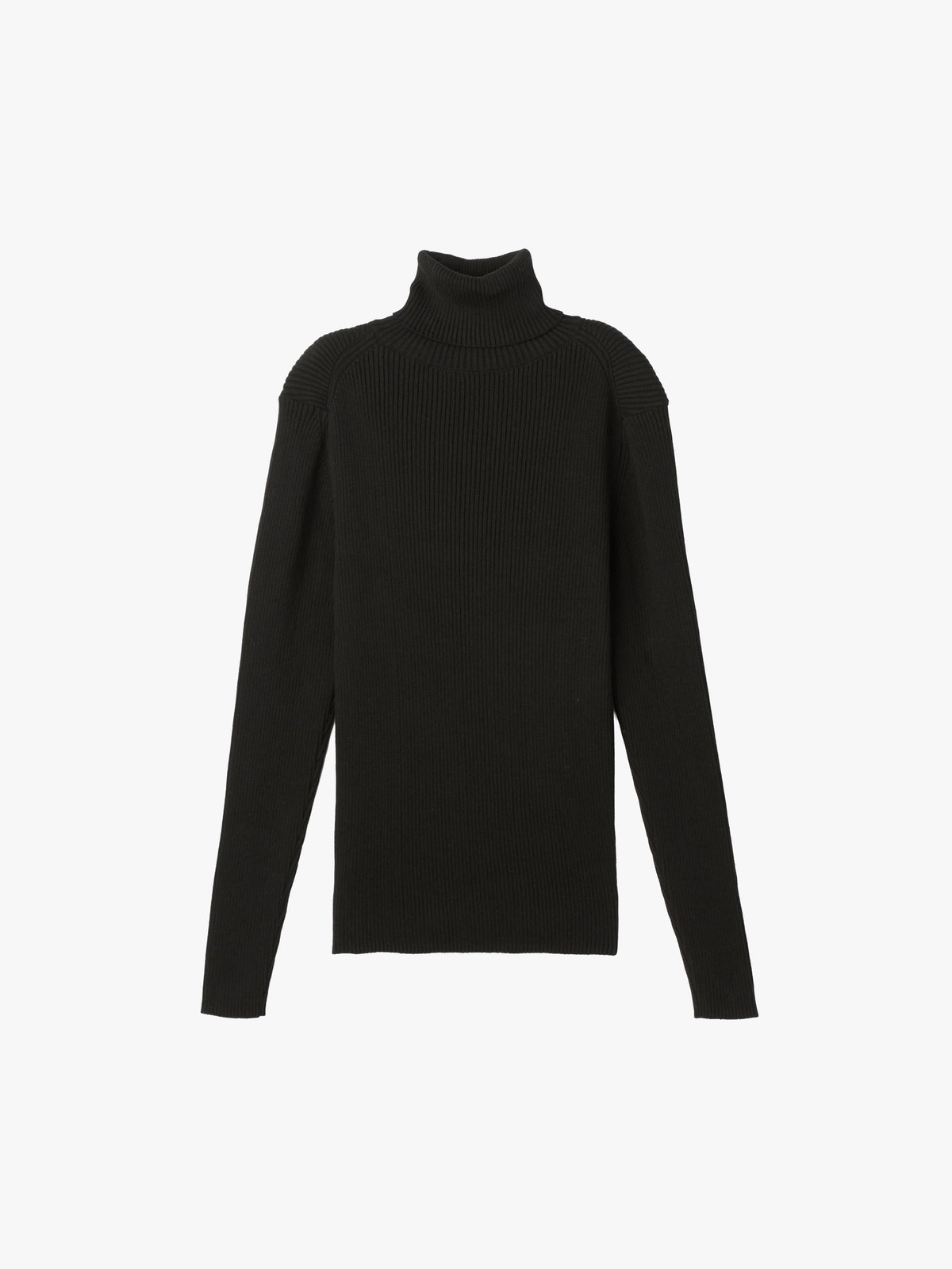 To b. by agnès b. タートルネック ニット プルオーバー ブラック