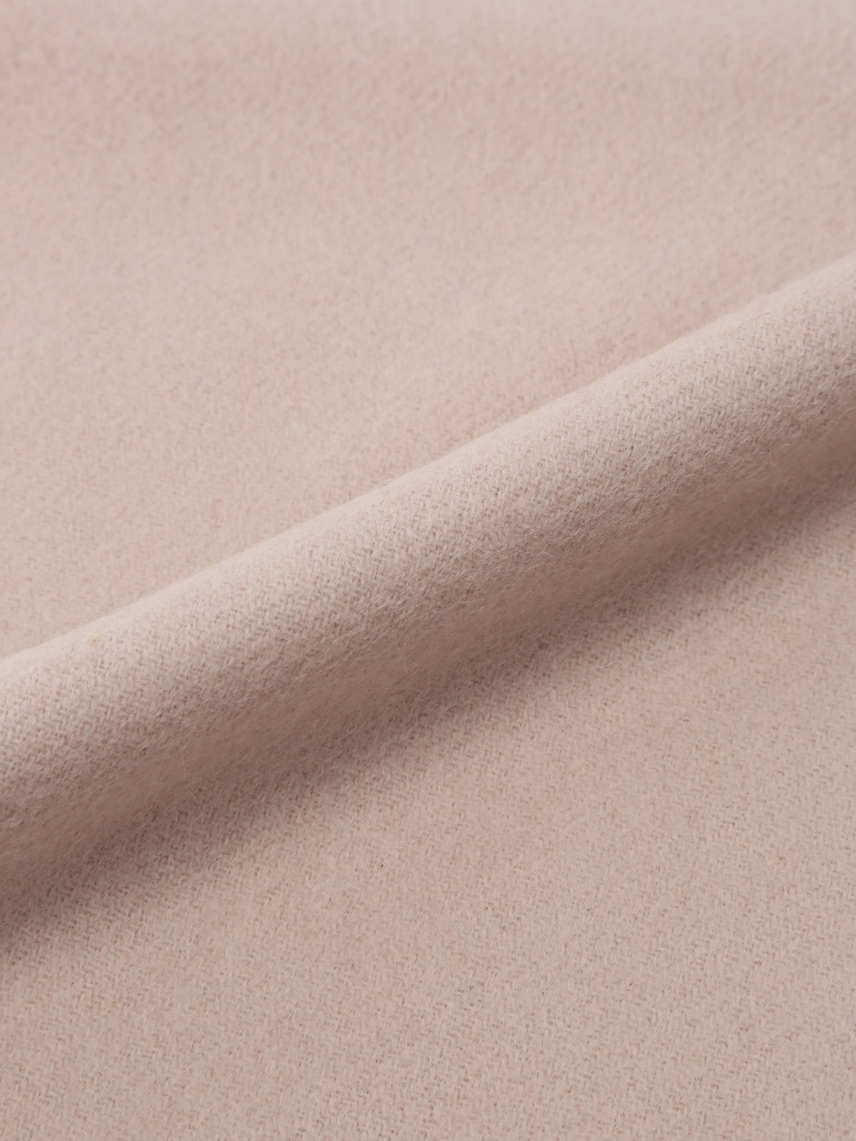 To b. by agnès b. ロゴ刺繍 ウール カシミア マフラー ホワイト系その他