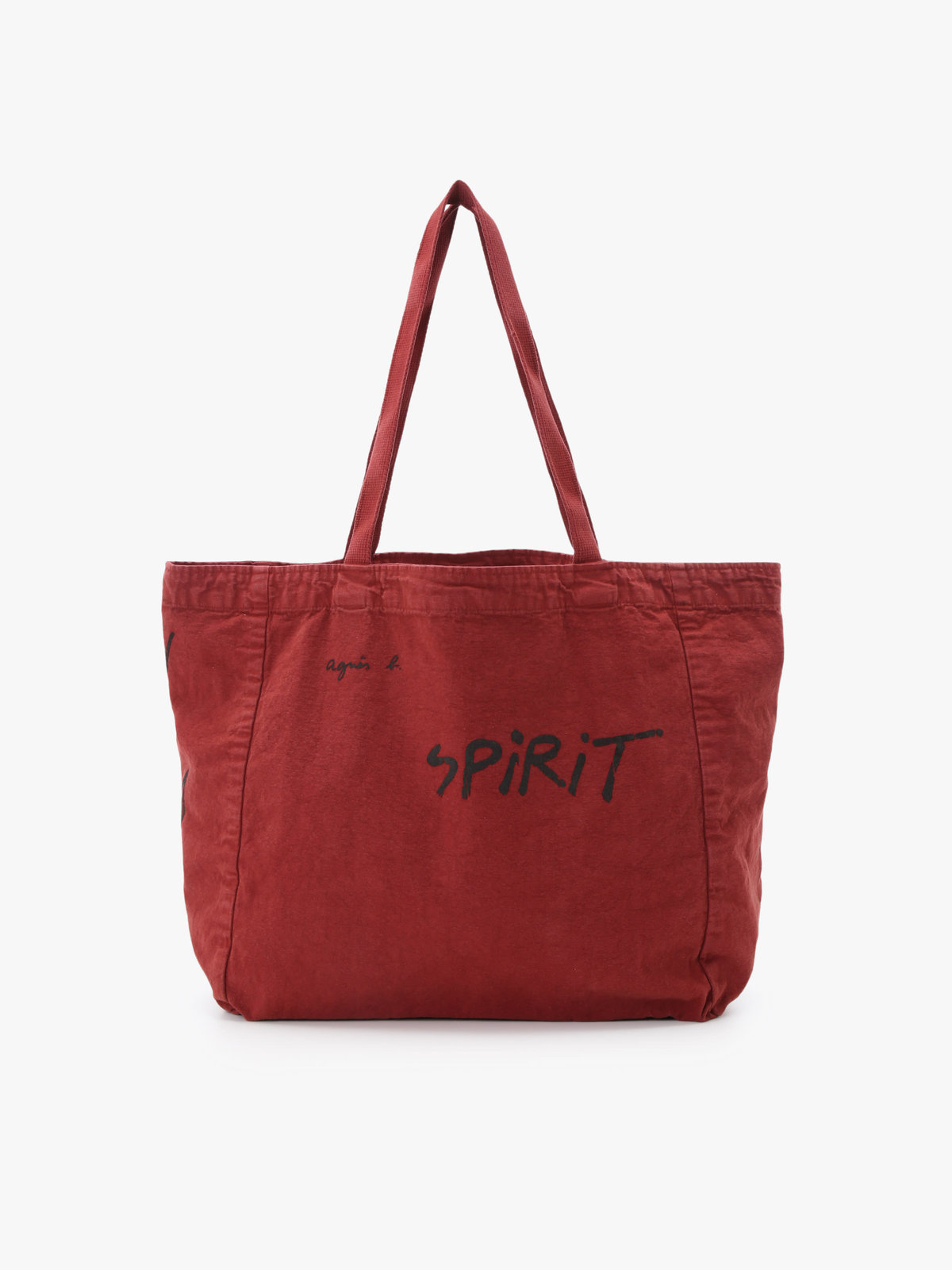 FEMME ウィメンズ キャンバス トートバッグ ”Grand Cabas Spirit” ボルドー