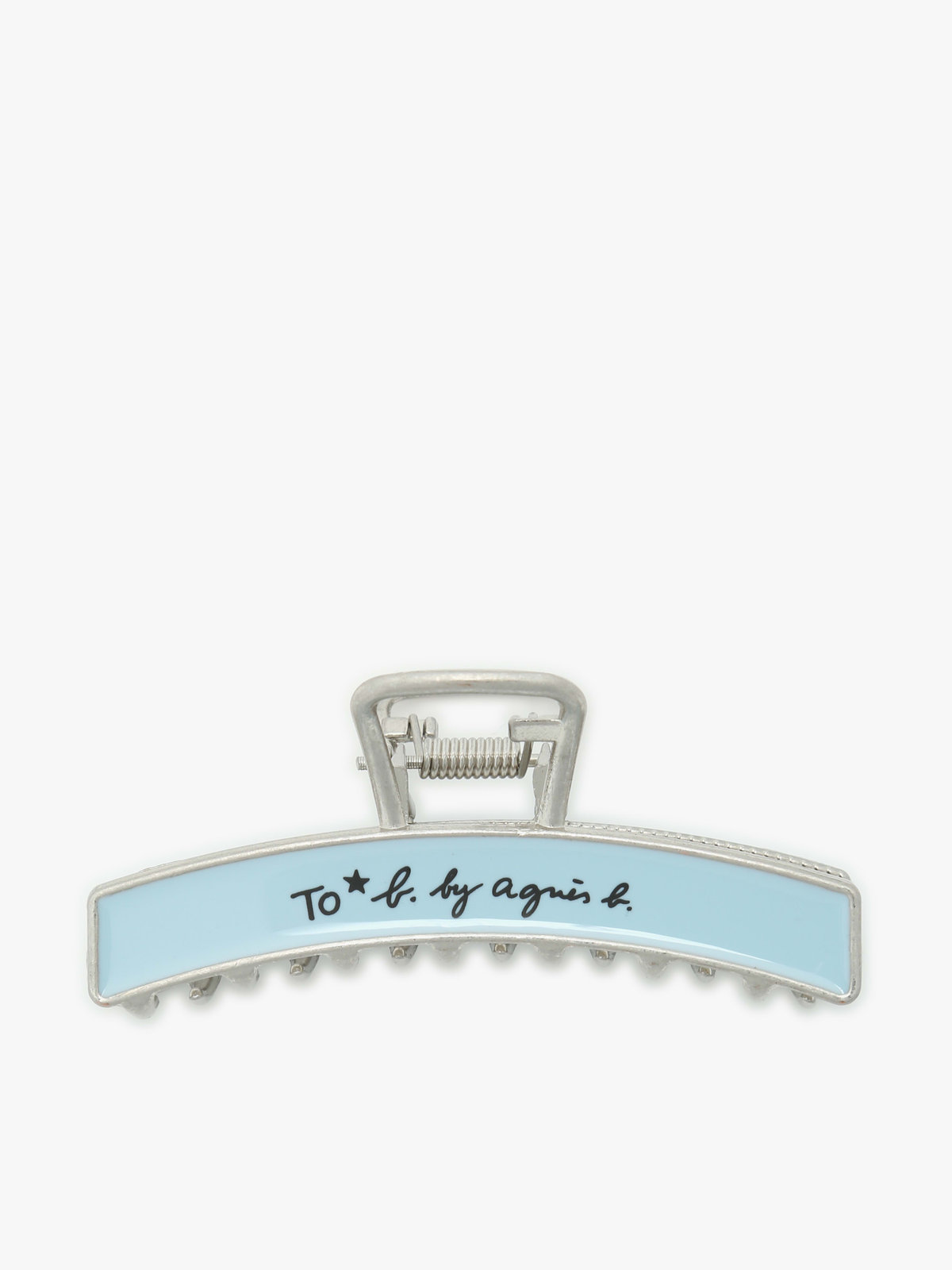 To b. by agnès b. カラー ミニ ヘアクリップ ブルー