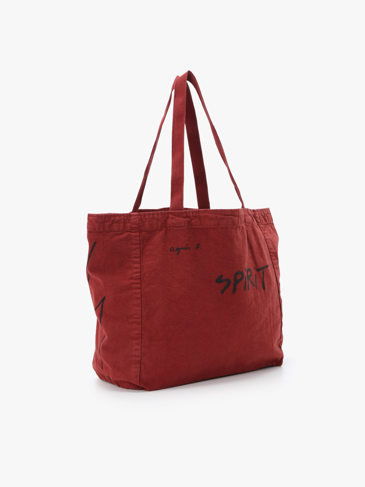 FEMME ウィメンズ キャンバス トートバッグ ”Grand Cabas Spirit” ボルドー