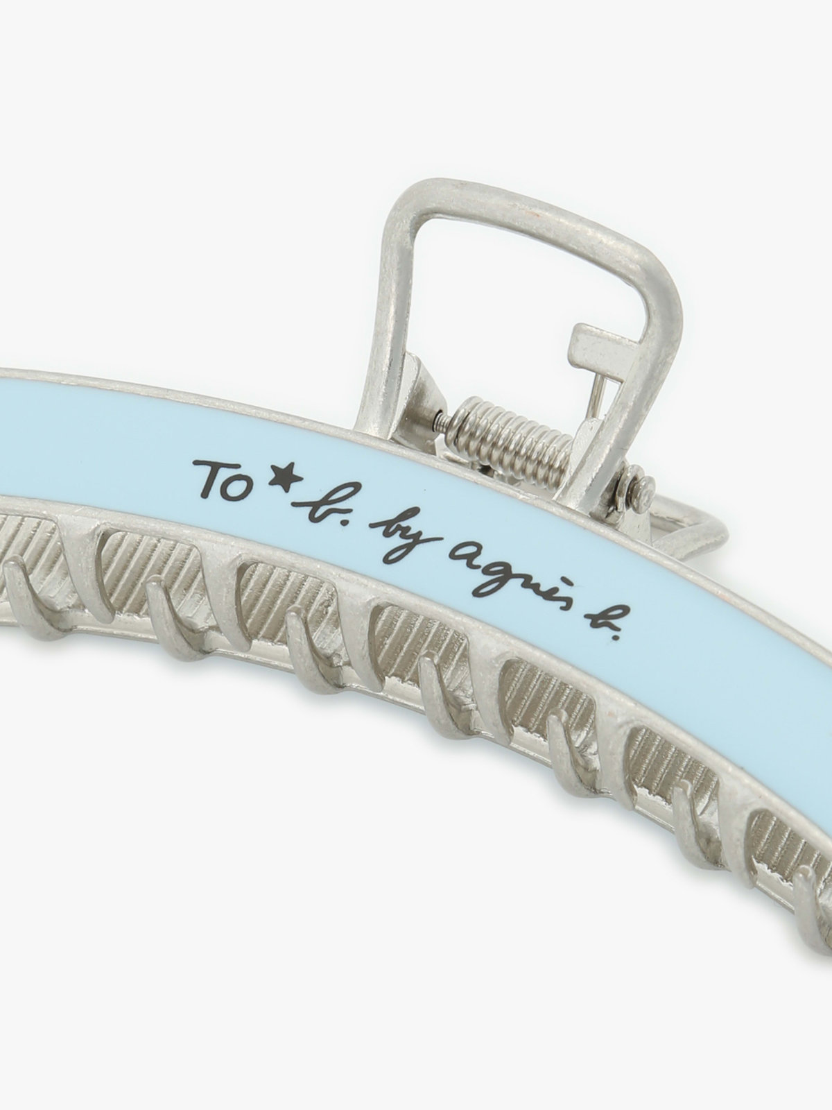 To b. by agnès b. カラー ミニ ヘアクリップ ブルー