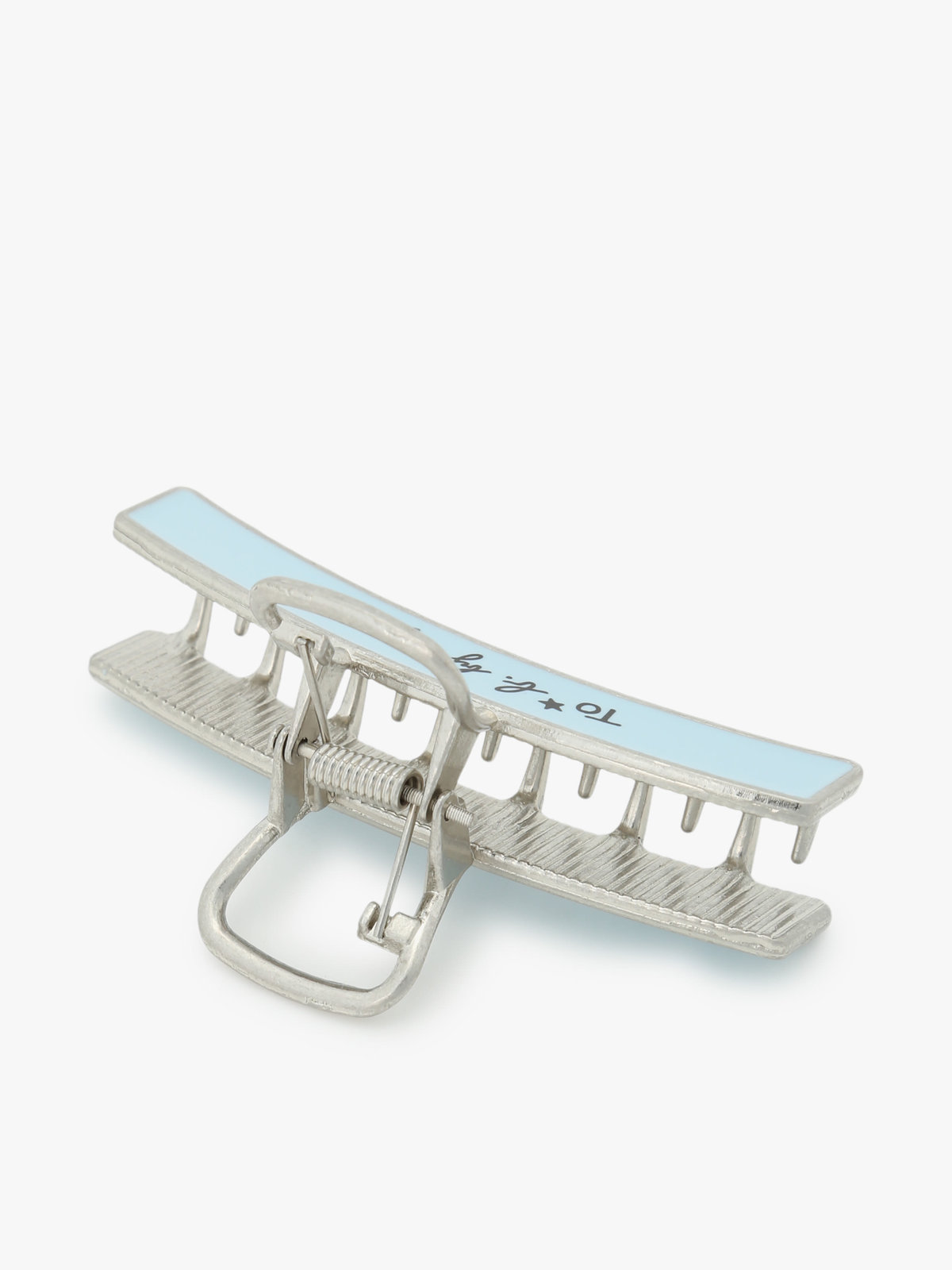 To b. by agnès b. カラー ミニ ヘアクリップ ブルー