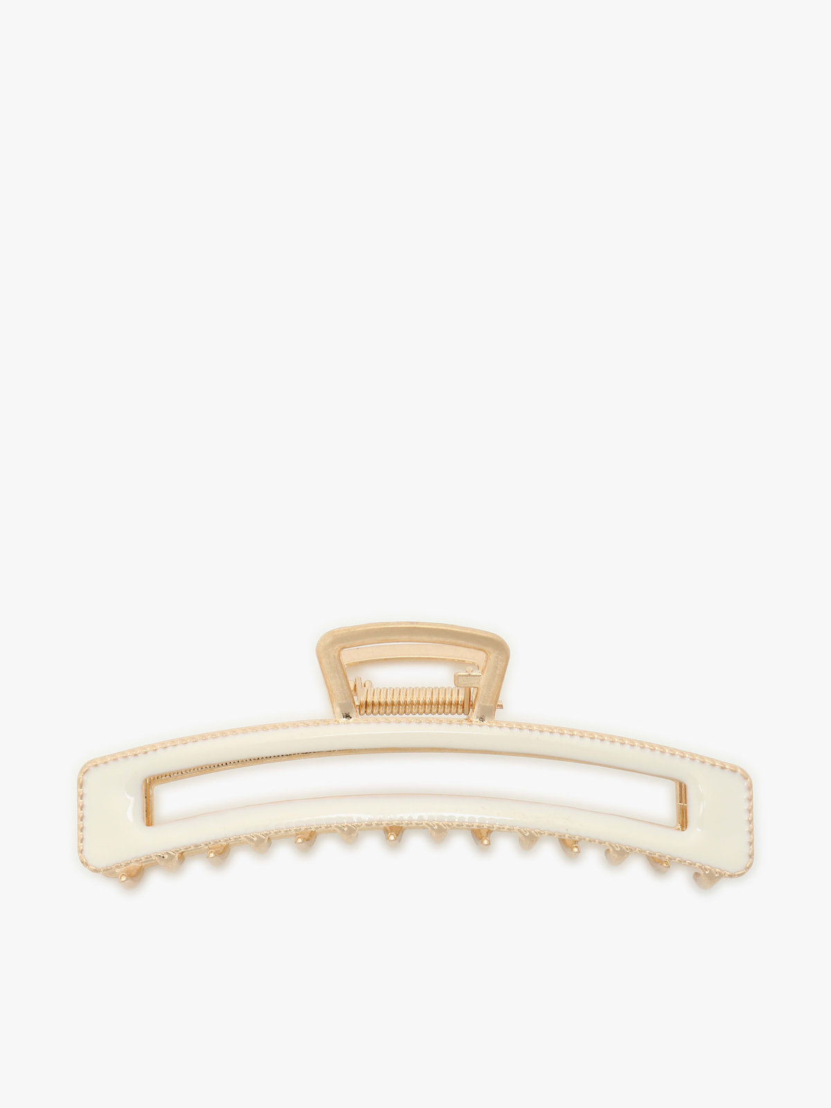 To b. by agnès b. カラー ヘアクリップ ホワイト