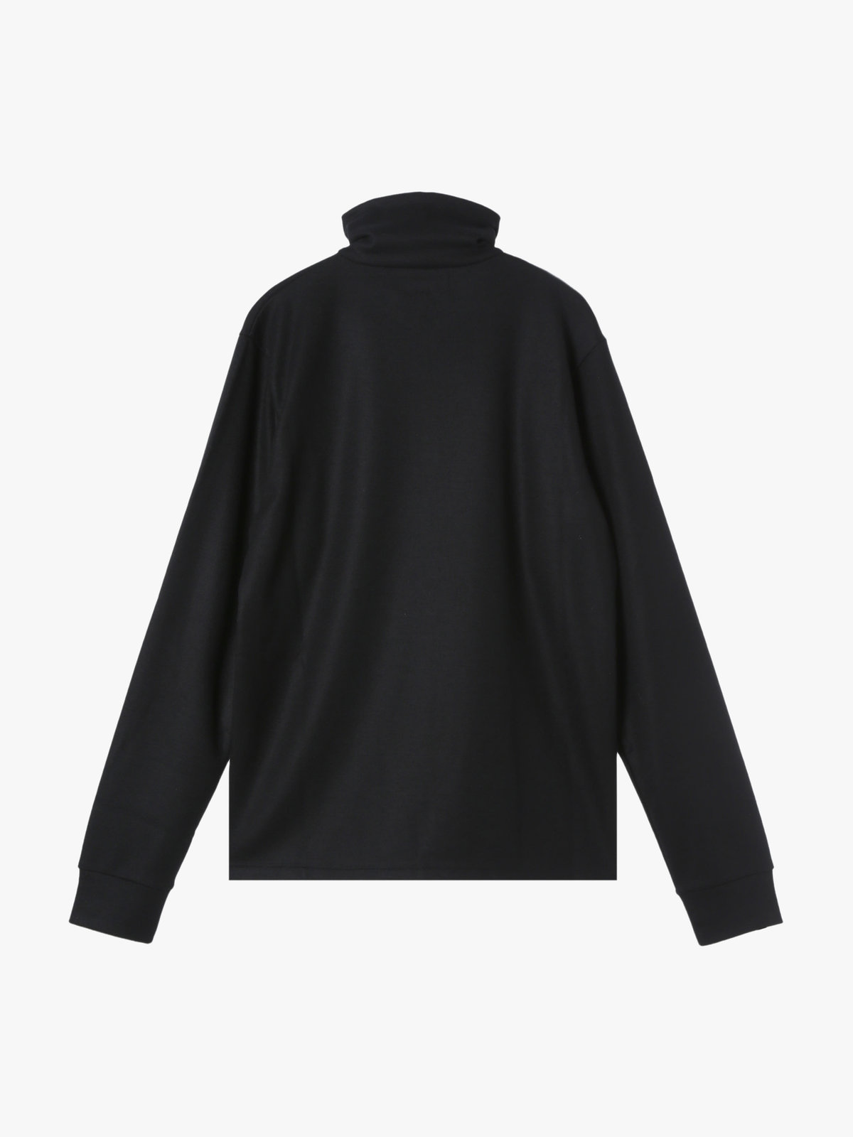 HOMME メンズ メンズ ウール 長袖 ジップアップ カーディガン ”Ziggy” ブラック