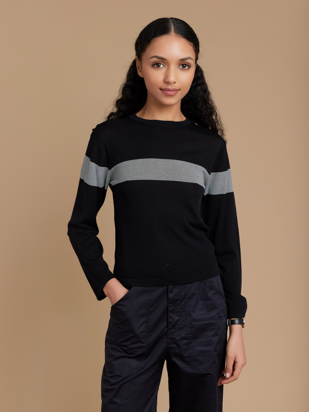 FEMME ウィメンズ 【Outlet】LY74 PULLOVER プルオーバー ブラック