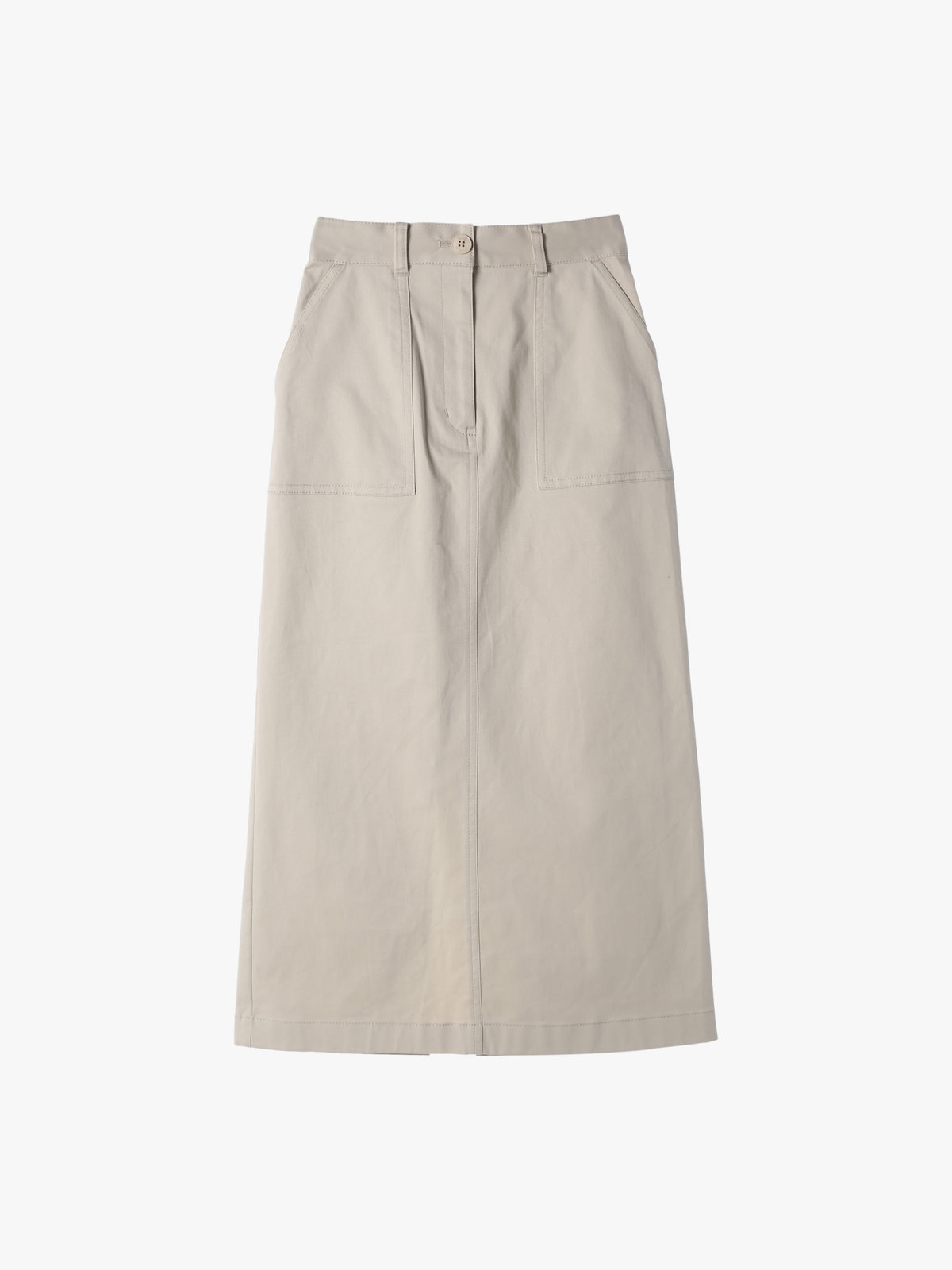 To b. by agnès b. 【Outlet】コットンストレッチチノスカート ホワイト系その他