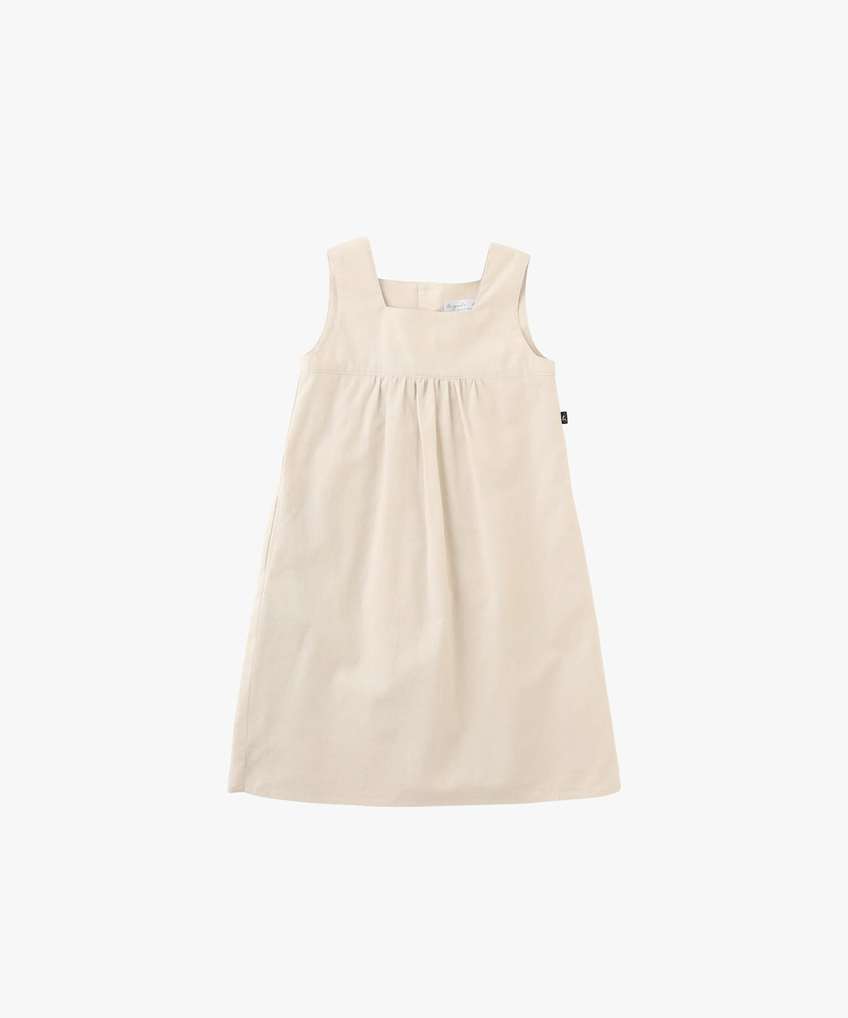 ENFANT ガールズ キッズ コットンリネン ノースリーブ ワンピース ベージュ系その他