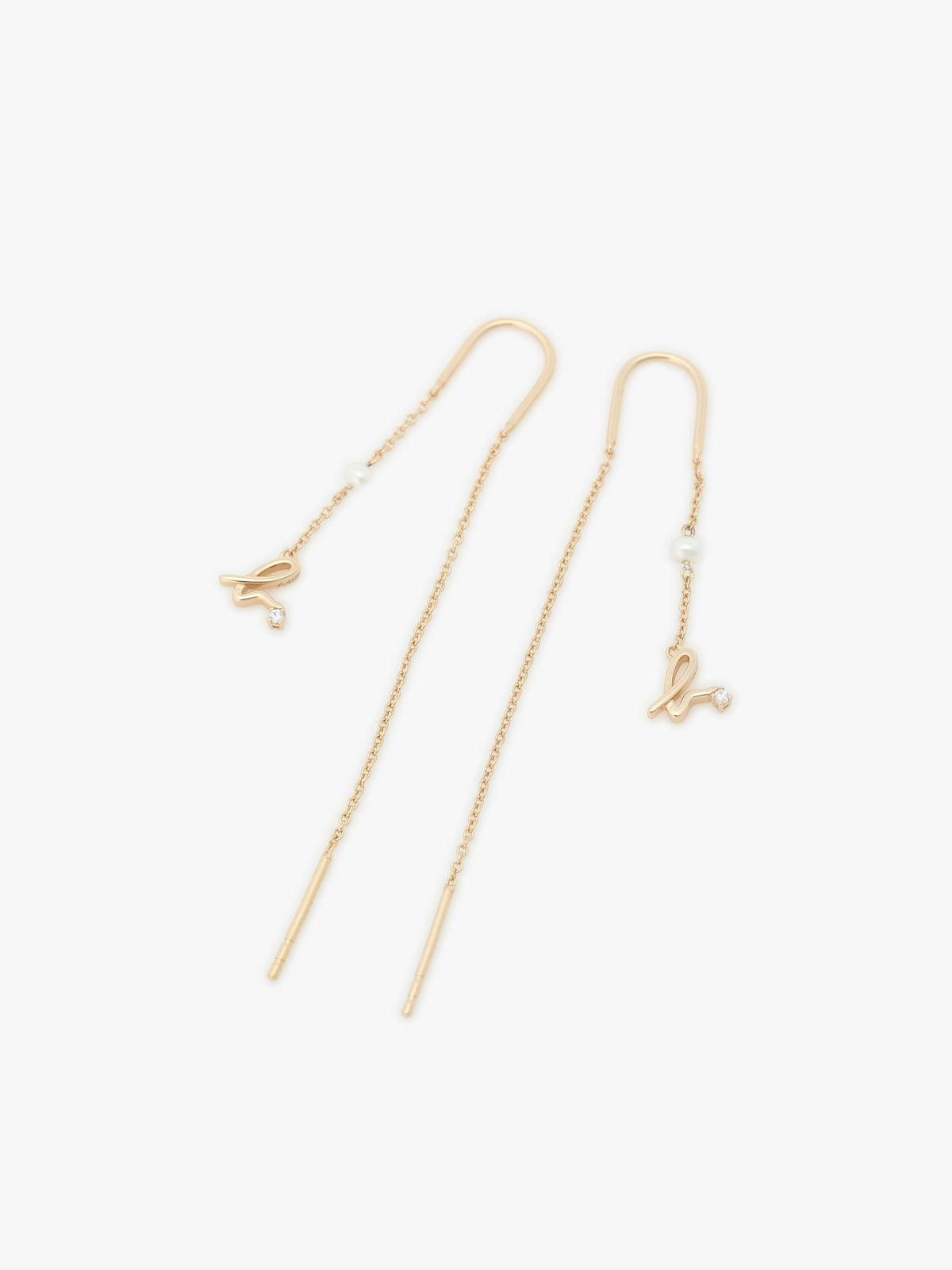 FEMME ウィメンズ 【Outlet】H925 "b." ロゴ ピアス "Iconic - thin and tiny" ゴールド