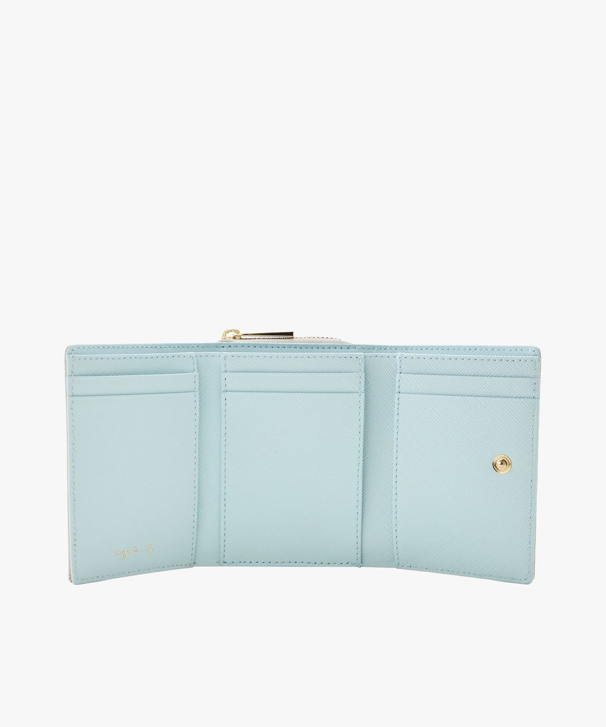 VOYAGE ウィメンズ バッグ＆ウォレット レザー 三つ折り ミニ ウォレット "Erika" QAW05-16 グレー系その他