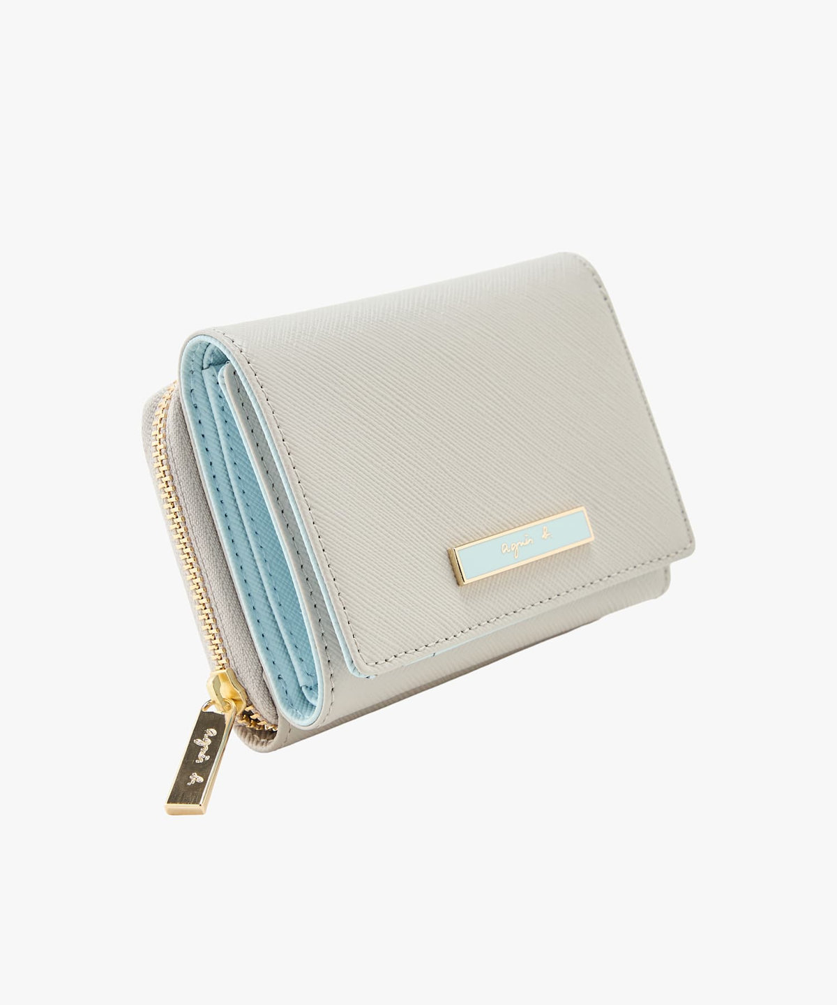 VOYAGE ウィメンズ バッグ＆ウォレット レザー 三つ折り ミニ ウォレット "Erika" QAW05-16 グレー系その他